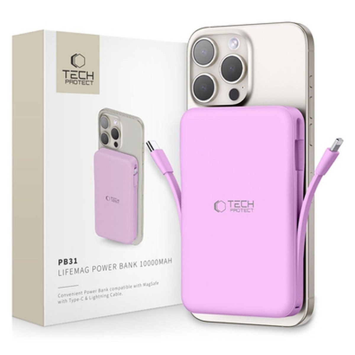 TECH PROTECT Powerbank Tech Protect PB31 MagSafe 10000mAH Powerbank