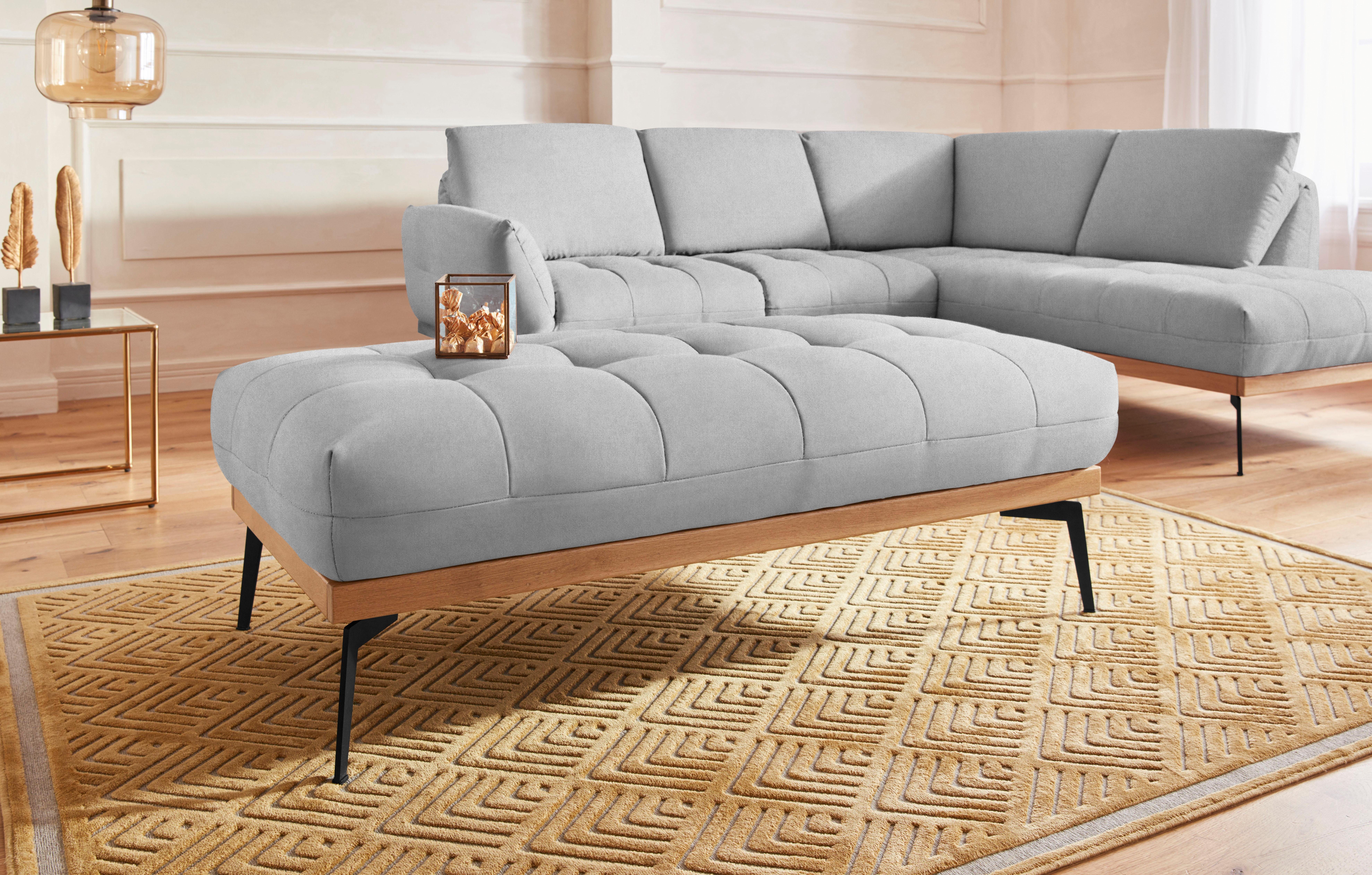 exxpo - sofa fashion Hocker Palic, moderner Polsterhocker mit tollen Verarbeitungsdetails