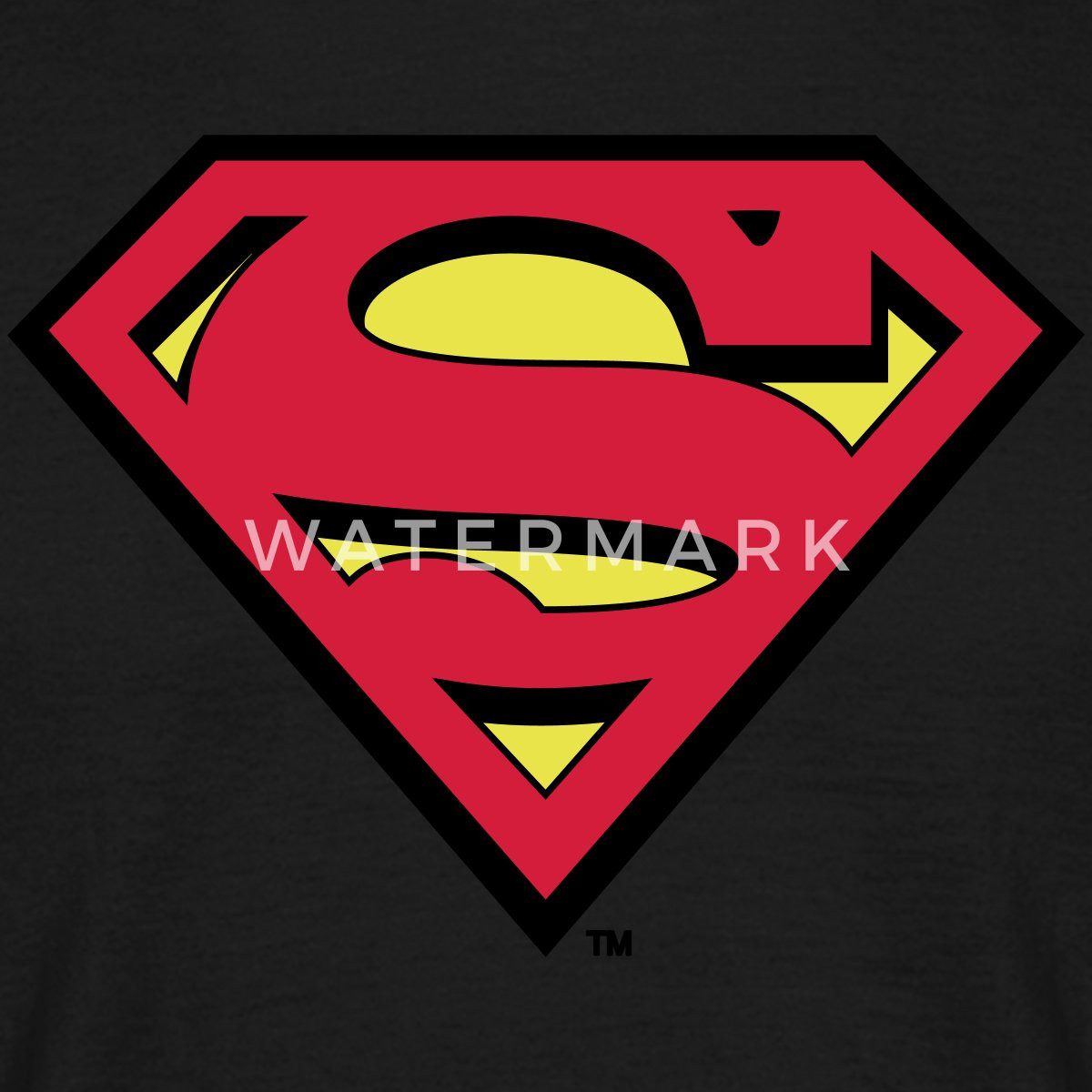Spreadshirt T-Shirt DC Comics Superman Logo Original Karneval Männer T-Shirt (1-tlg)