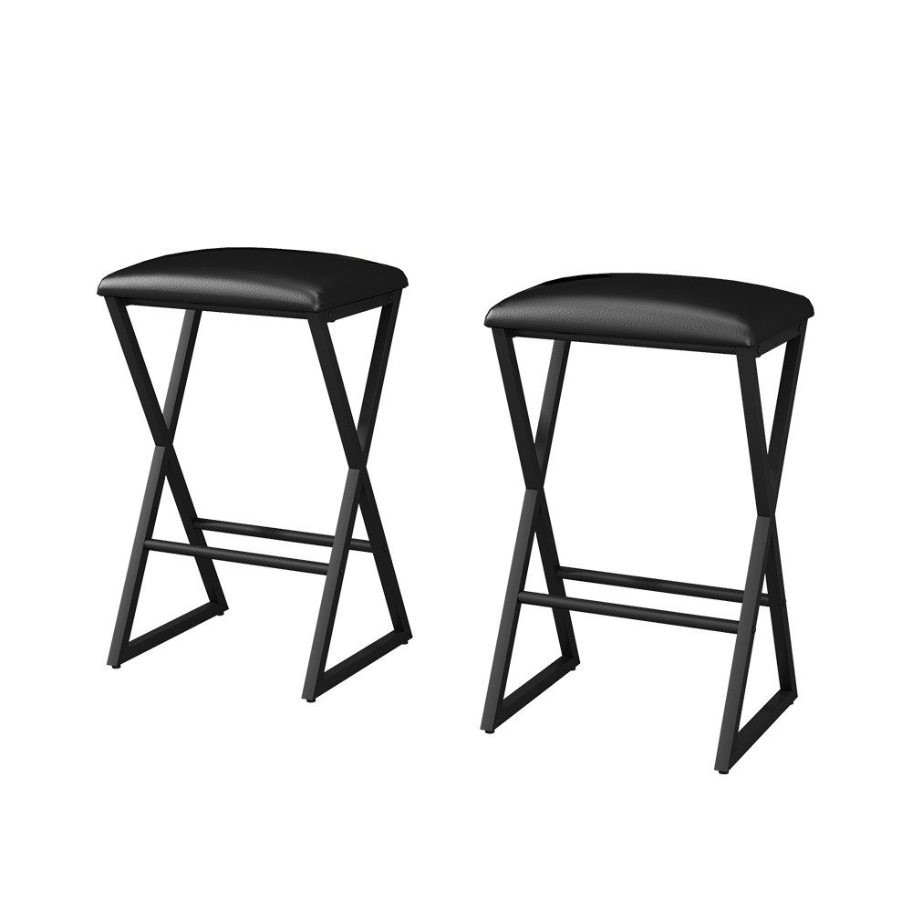 Barhocker Vault, Schwarz, 30 x 40 cm 2er Set