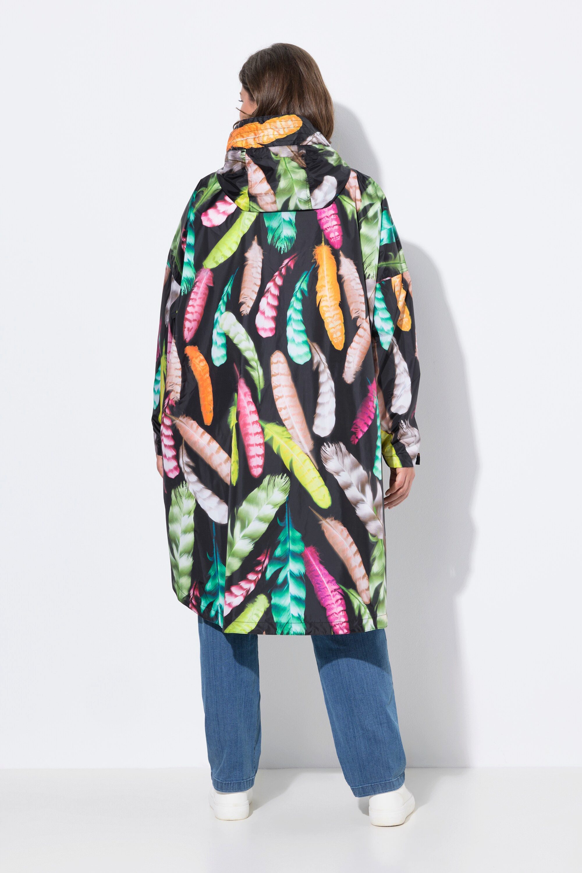 Laurasøn Funktionsjacke Funktions-Regencape Unisex Print Kapuze – Bild 3 von 5