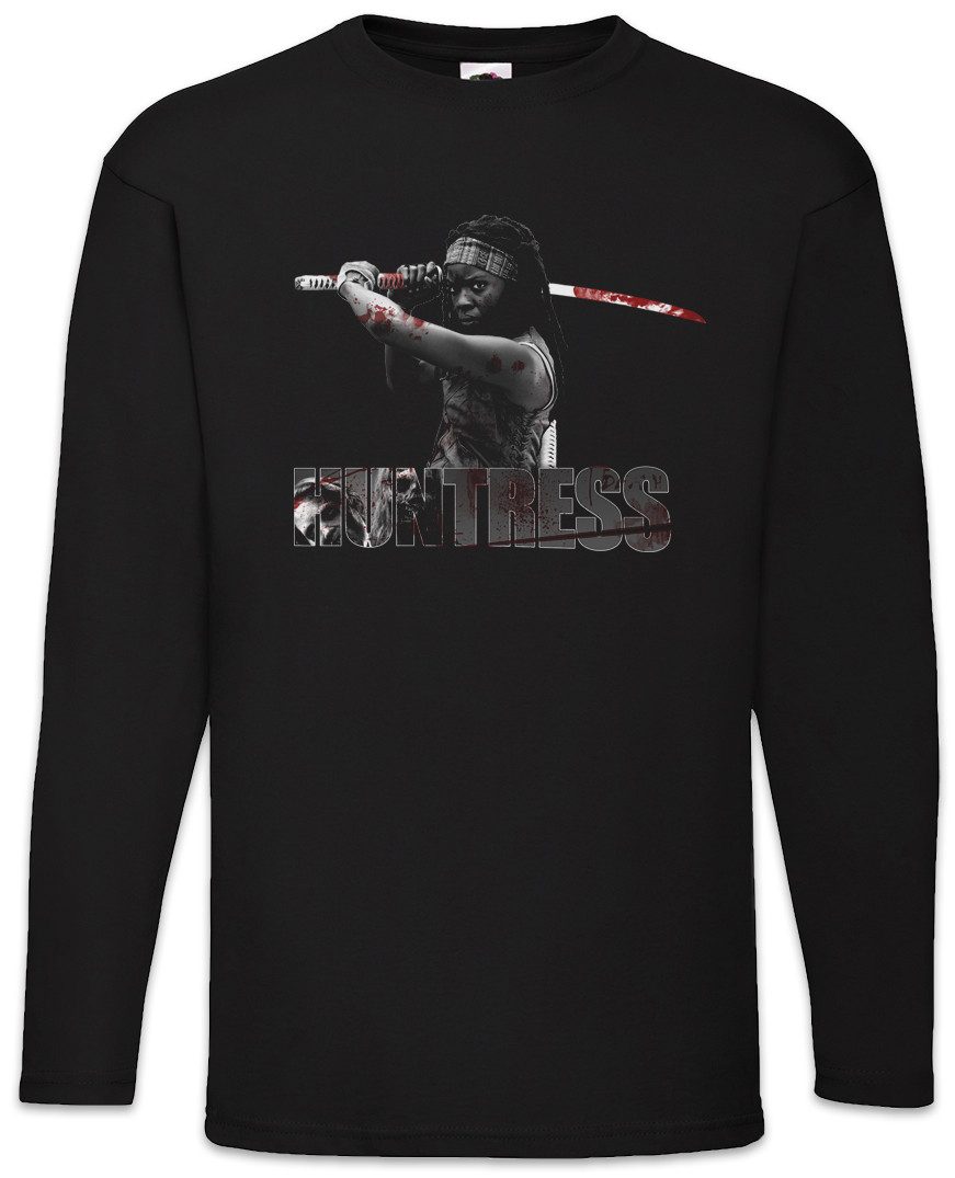 Langarmshirt Huntress Michonne Langarm T-Shirt Beißer Zombie The Zombie Walking