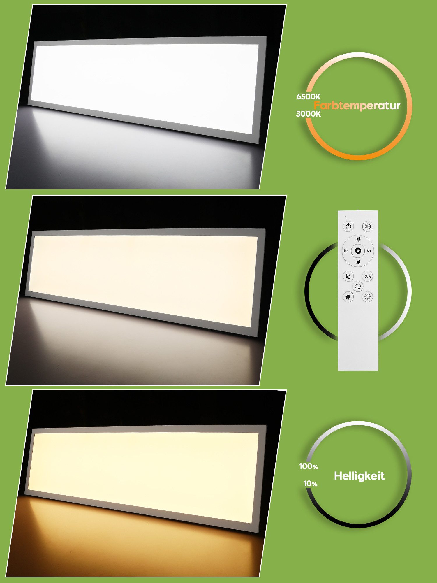 Oraymin LED Panel Dimmbar LED Deckenleuchte günstig online kaufen