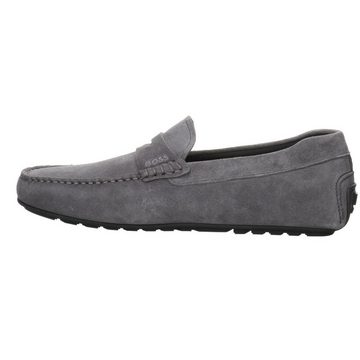 BOSS Noel Mokassin Freizeit Elegant Slip-Ons Slipper Veloursleder