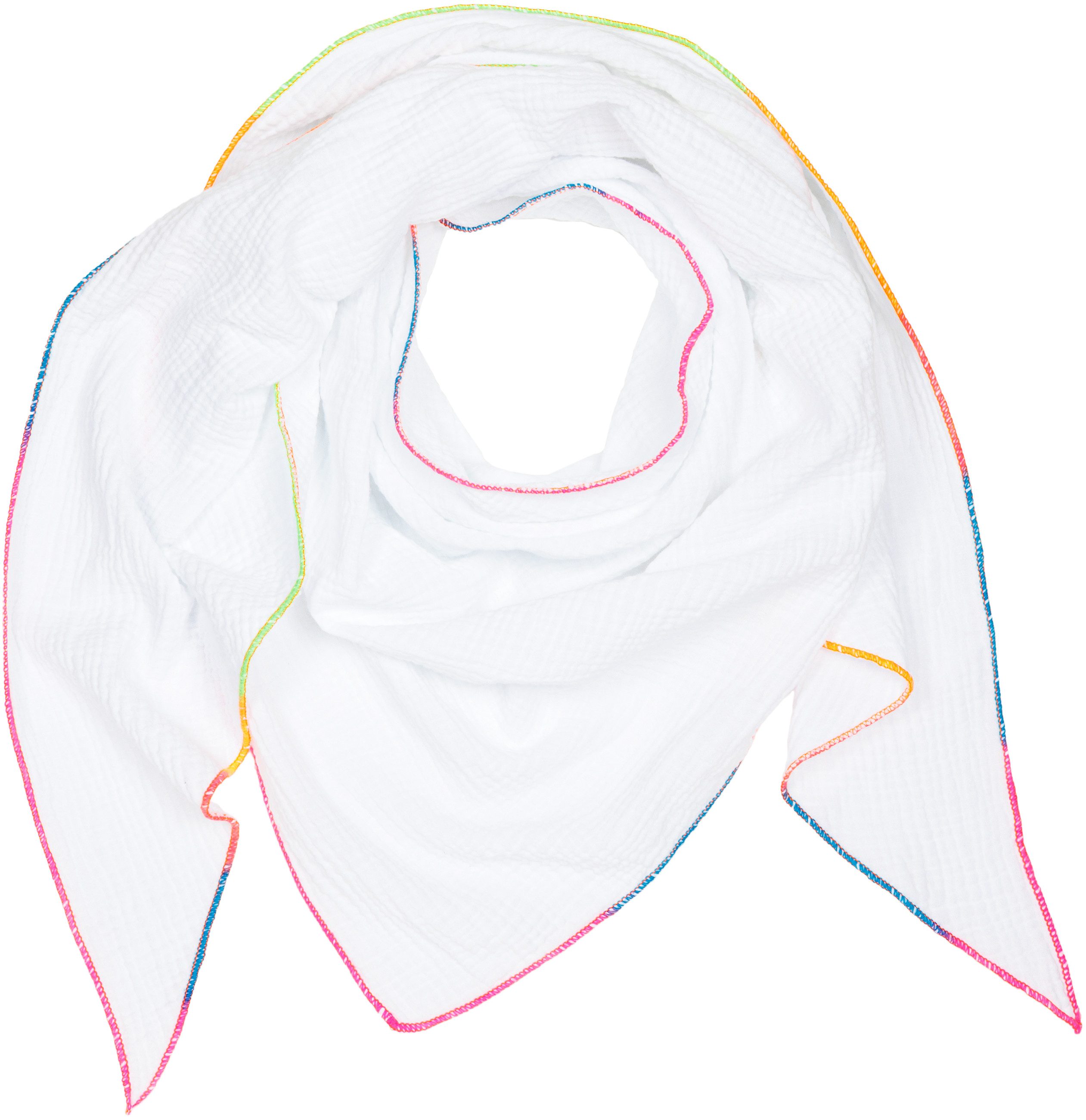 Caspar Modeschal Damen Dreieckstuch Musselin Schal günstig online kaufen
