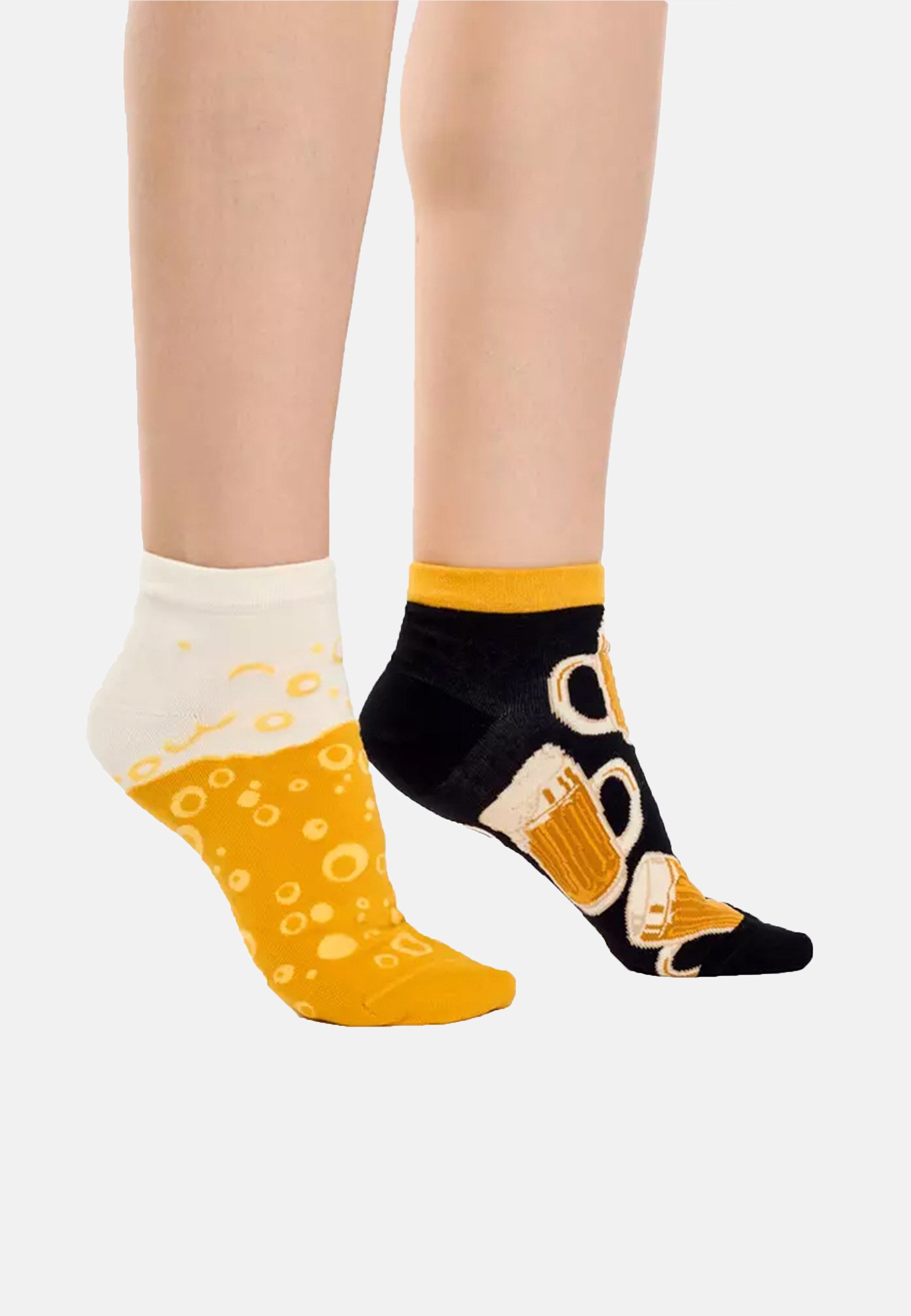 Sneakersocken 1 Paar Socken Bier unterschiedliches Design