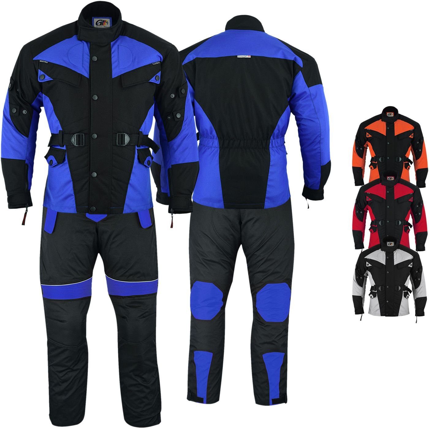 German Wear Motorradkombi GW302K 2-teiler Motorradkombi Motorradjacke + Motorradhose