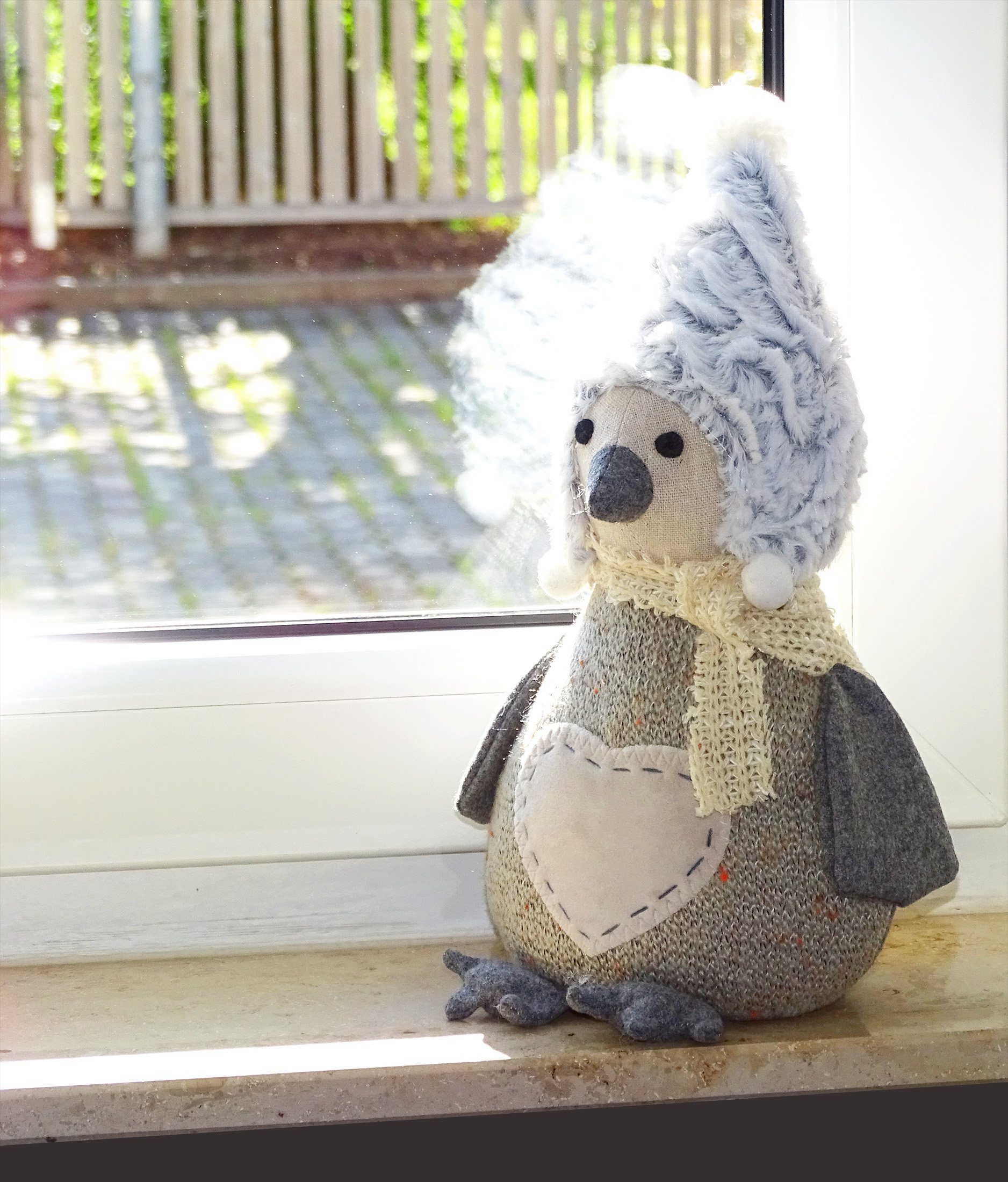 Lashuma Türstopper Tier Pinguin, schwer gefüllt Bodentürstopper 30cm Hoch