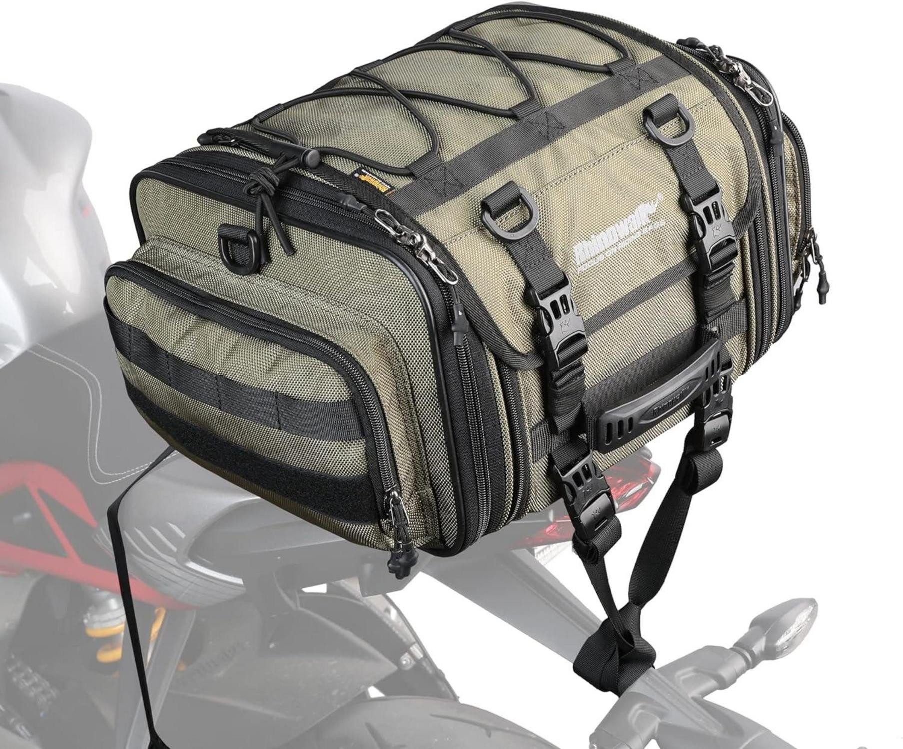 Roller-Gepäckträger Motorrad Sitztasche 19-26L Wasserdicht Rücksitztasche Gepäcktasche