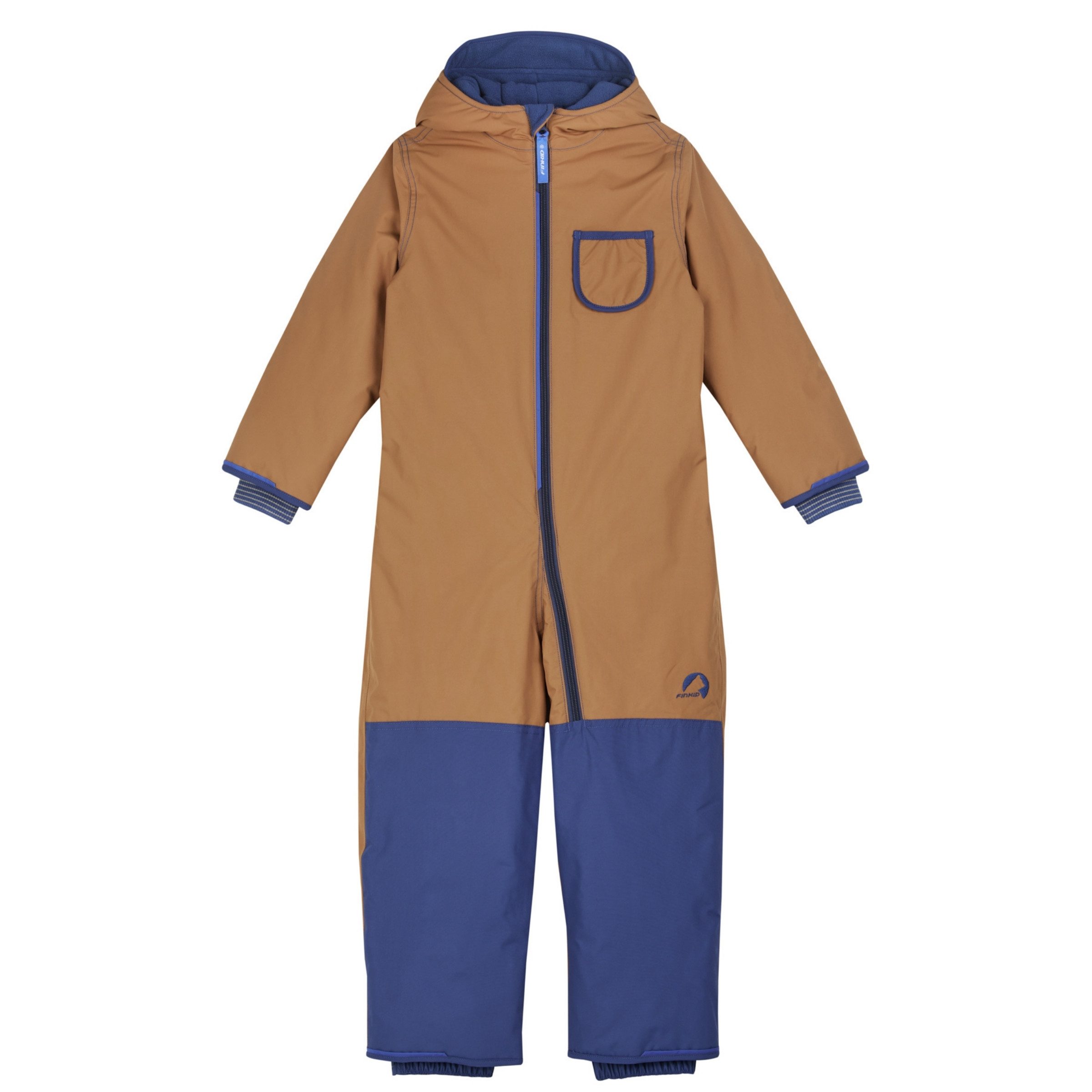 Finkid Schneeoverall Finkid Pikku Winter Sport Winteroverall Almond/Denim Schneeanzug Schneeoverall Wetteranzug