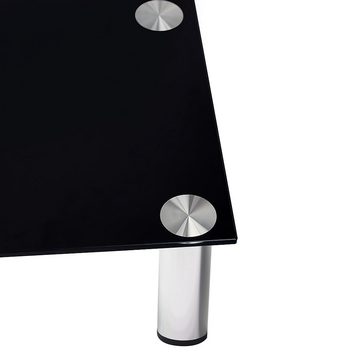 Mucola TV-Rack Monitorerhöhung Schreibtischaufsatz Monitorständer TV Glasaufsatz (Stück), Robust und stabil