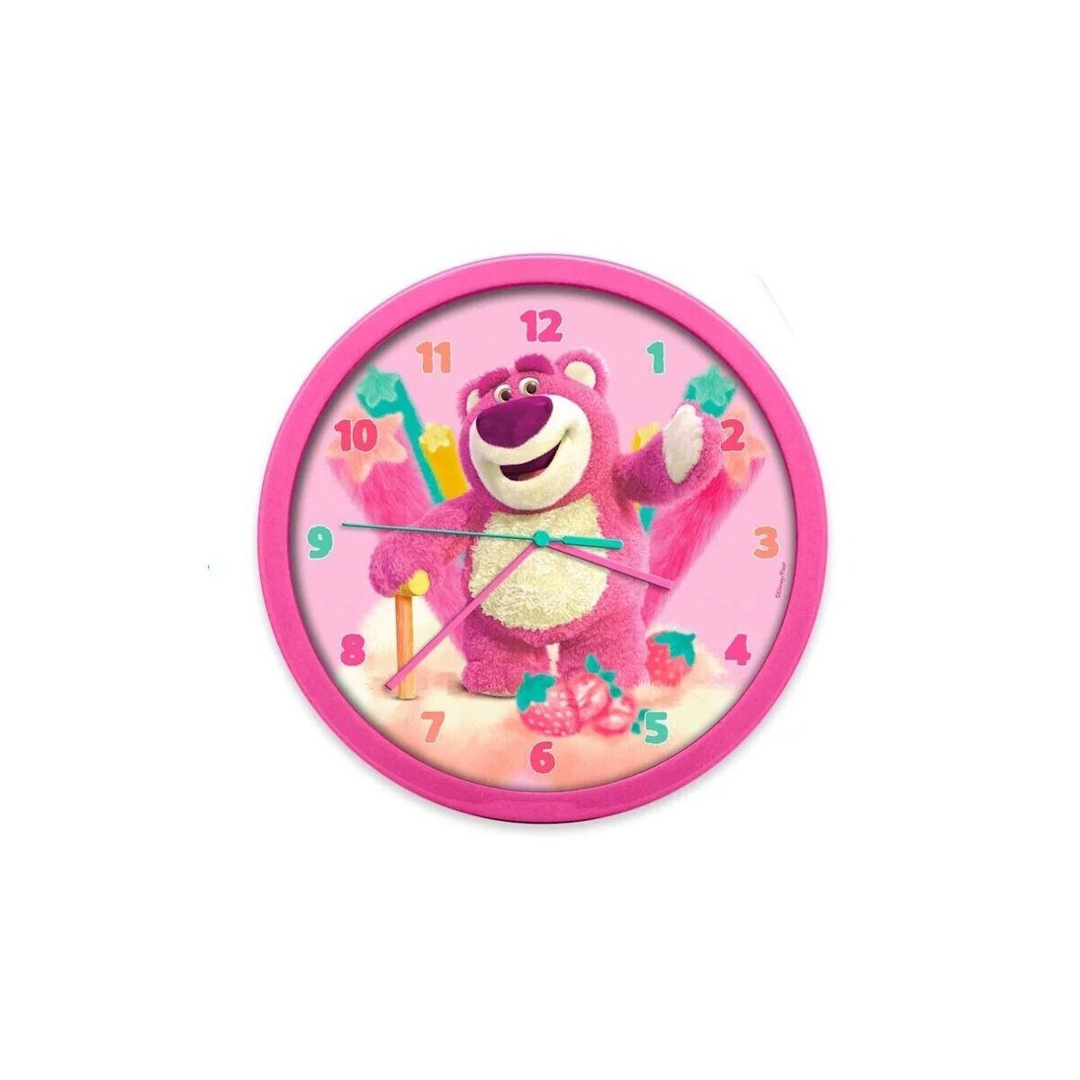 Disney Wanduhr Disney Spielzeug Story Lotso Strawberry Wanduhr 25 cm