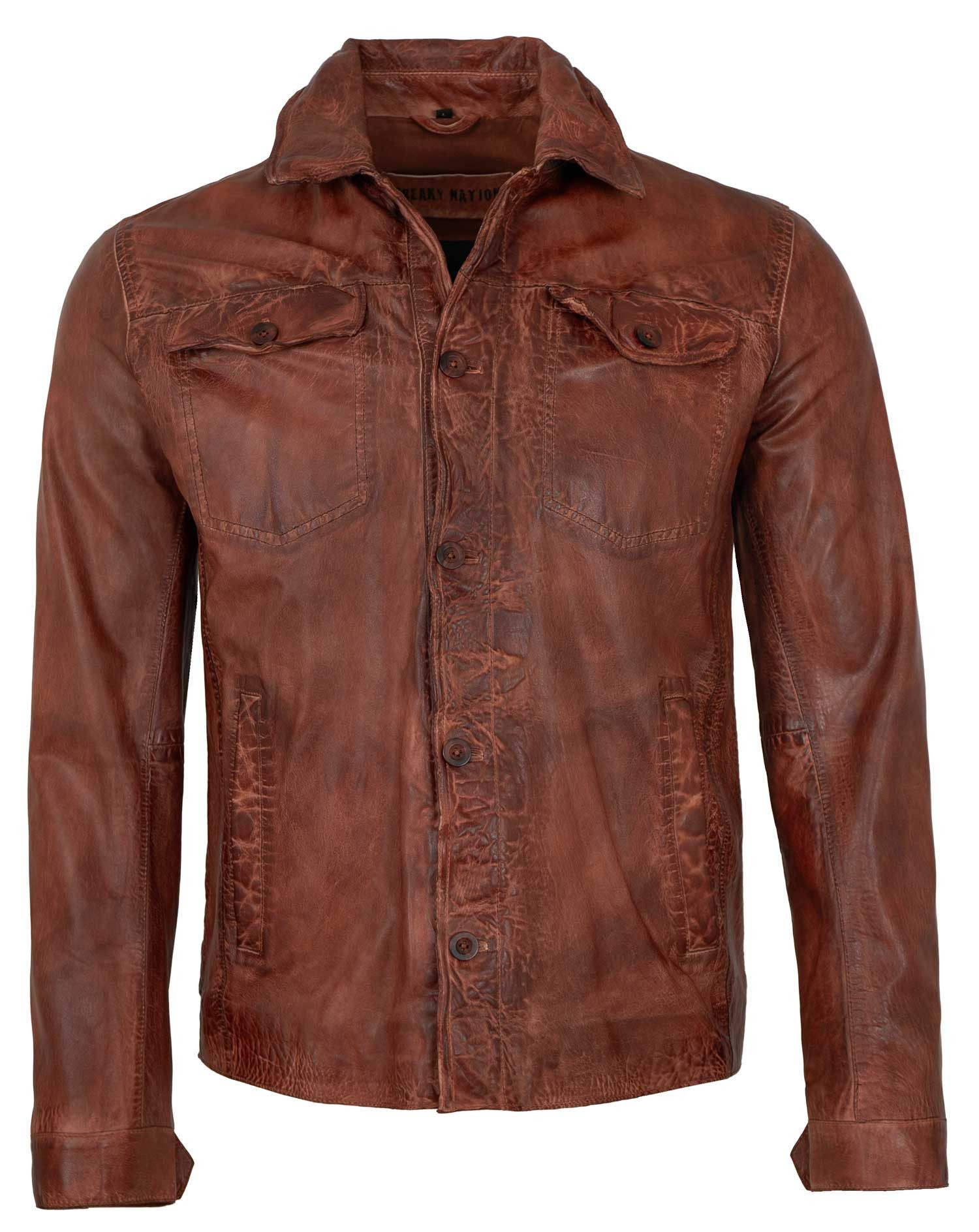 Freaky Nation Lederjacke Jörg-FN Freaky Nation günstig online kaufen