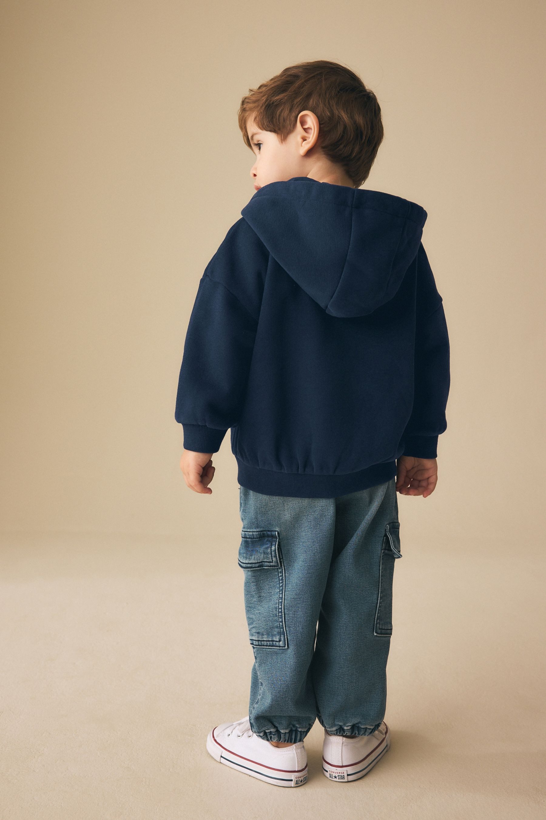 Next Hoodie Kapuzenjacke mit durchgehendem Reißverschluss (1-tlg)