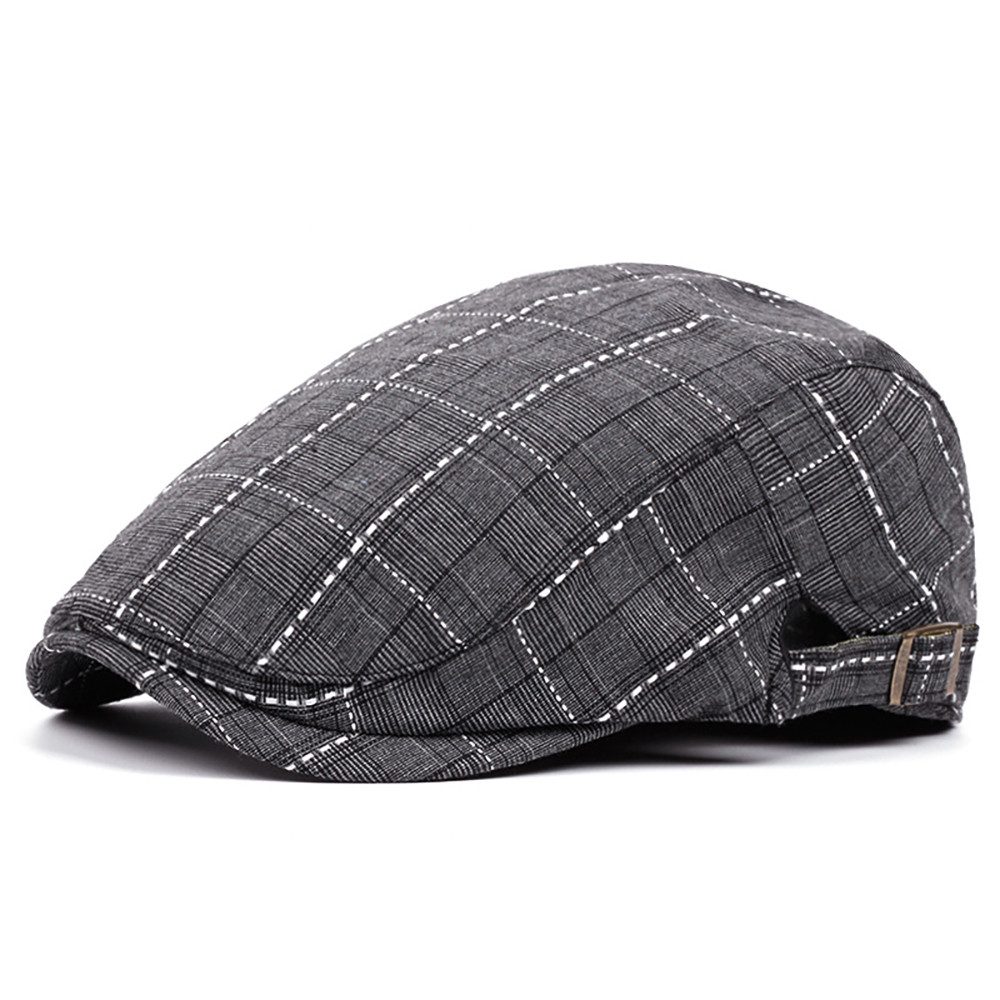 Zaewry Flat Cap Schiebermütze Barret Flat Cap Schirmmütze für Herren Damen Gatsby Newsboy Cap Baskenmützen Golfermütze