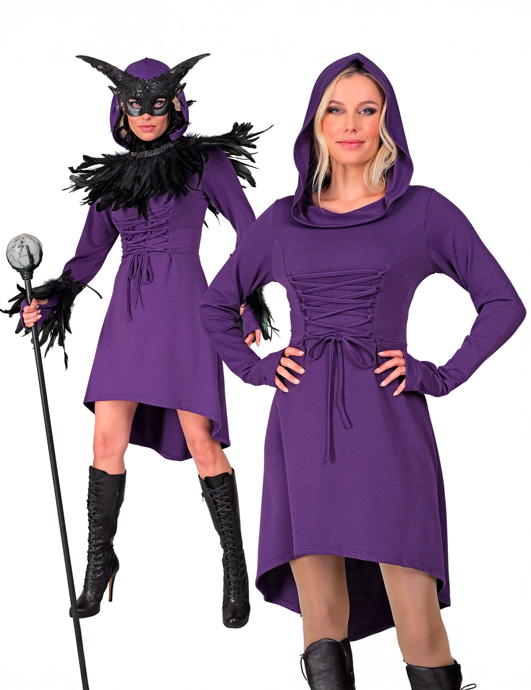 Widmann S.r.l. Kostüm Mittelalter Gothic Kleid für Damen