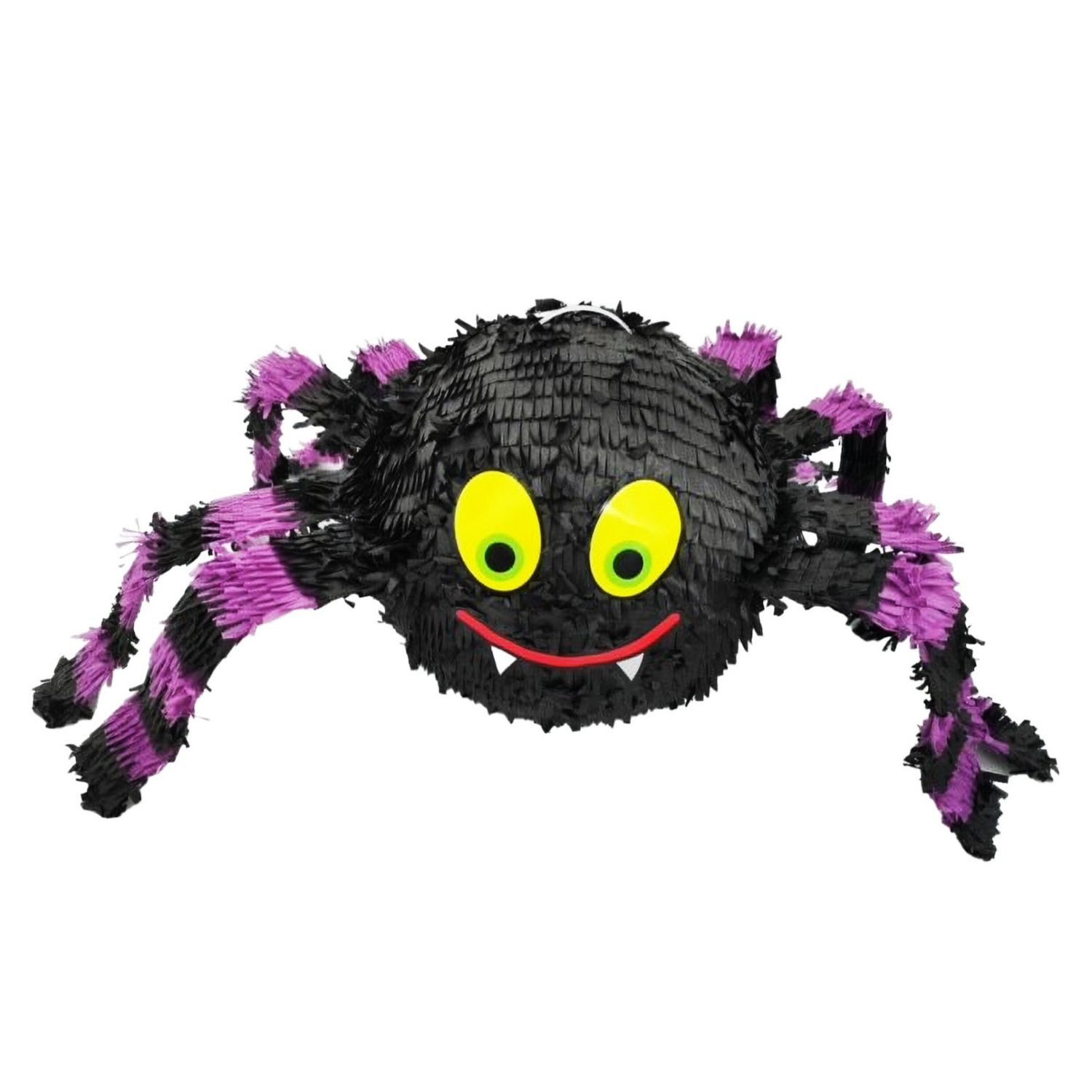 Funny Fashion Pinata Pinata 'Spinne' Schwarz/Lila, 26x26x23cm