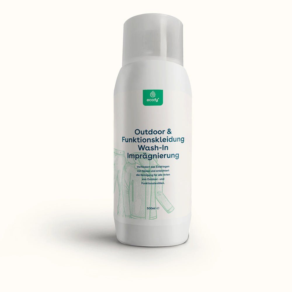 eco:fy Wash-In Imprägnierung für Textilien Imprägnierspray (1 St), Starker Schutz vor Wasser, Fett und Schmutz