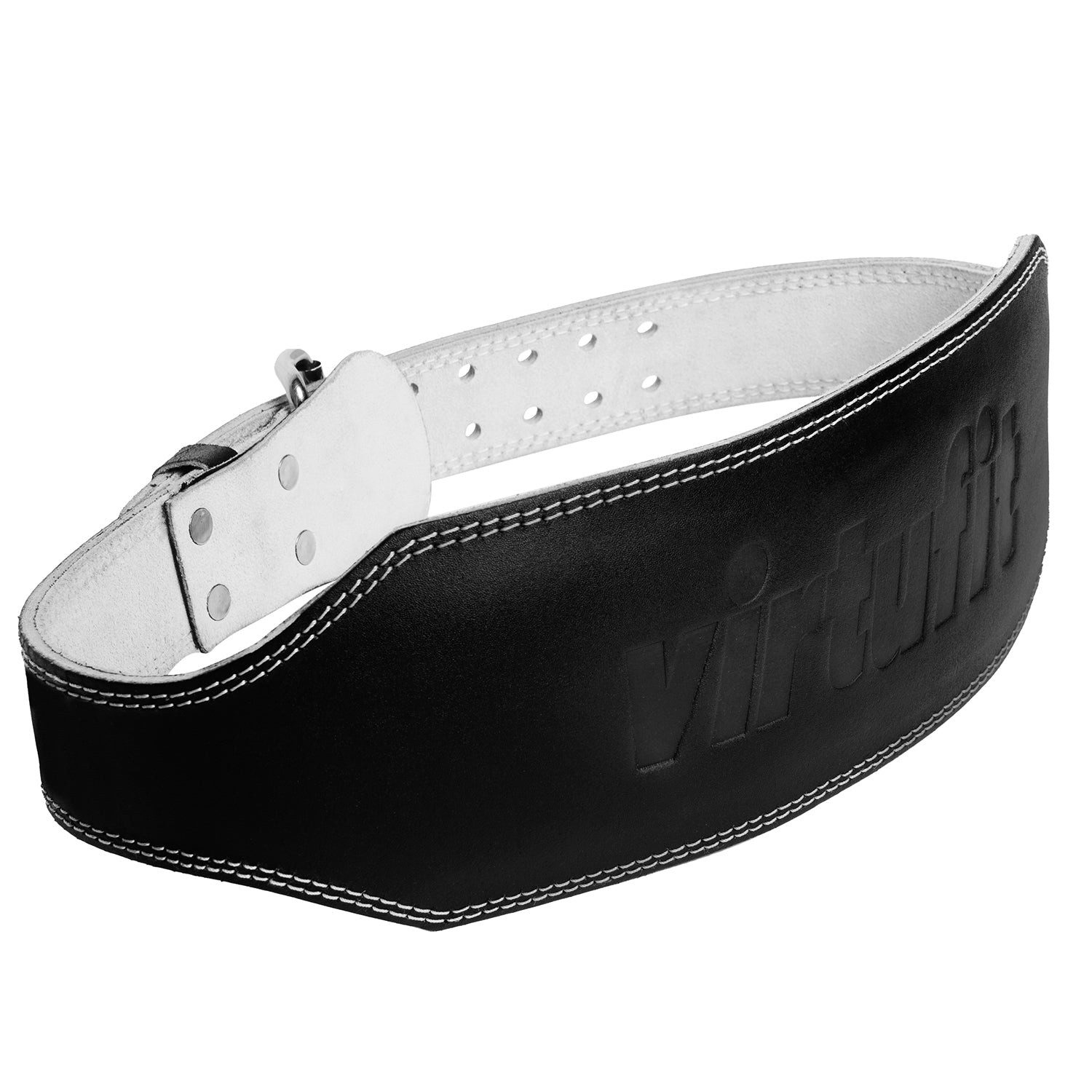 VirtuFit Dip-Gürtel VirtuFit Leder Gewichthebergürtel Lifting Belt Pro mit Polster L/XL
