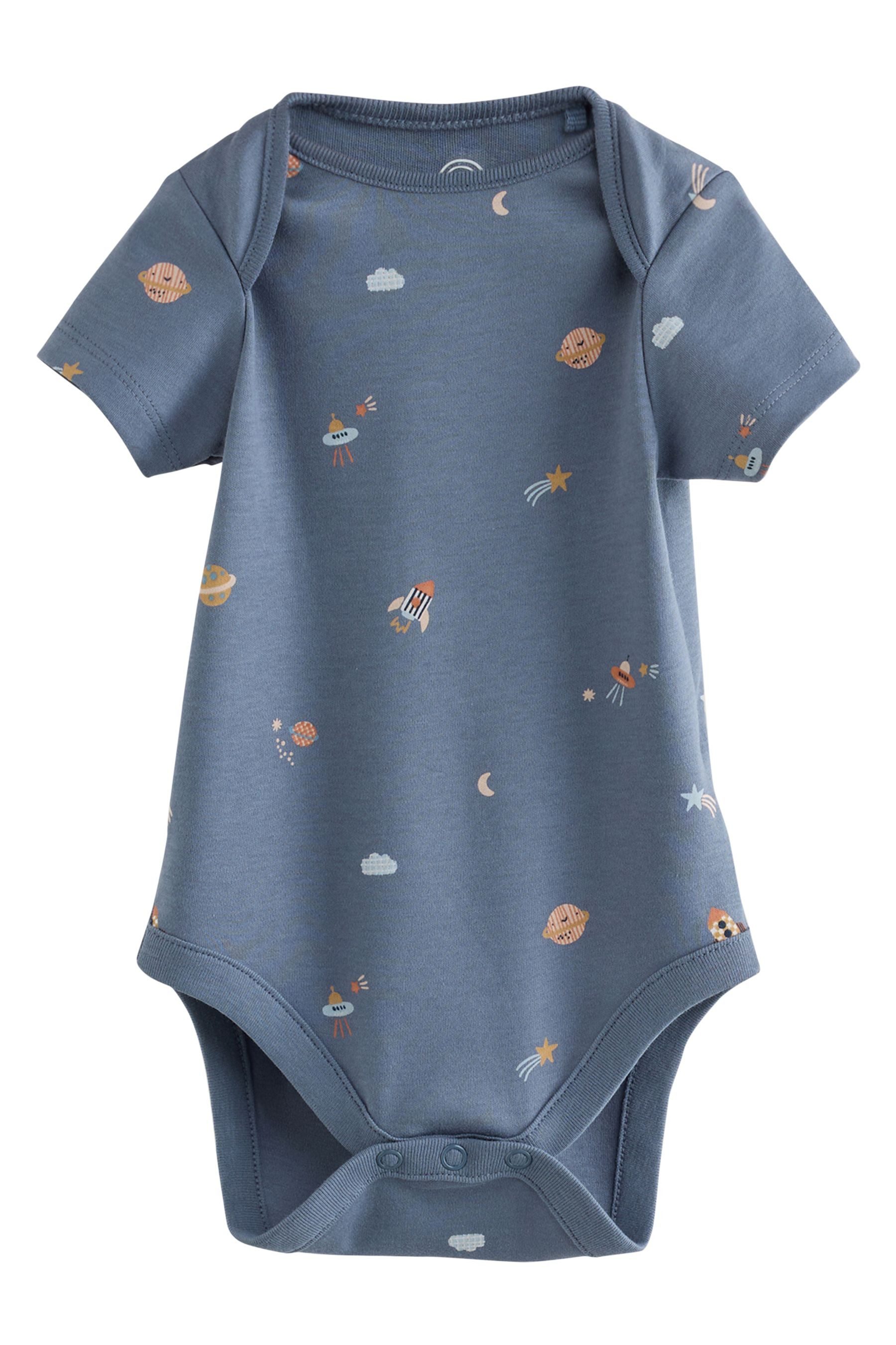 Next Kurzarmbody Kurzärmelige Baby Bodysuits im 7er-Pack (7-tlg)