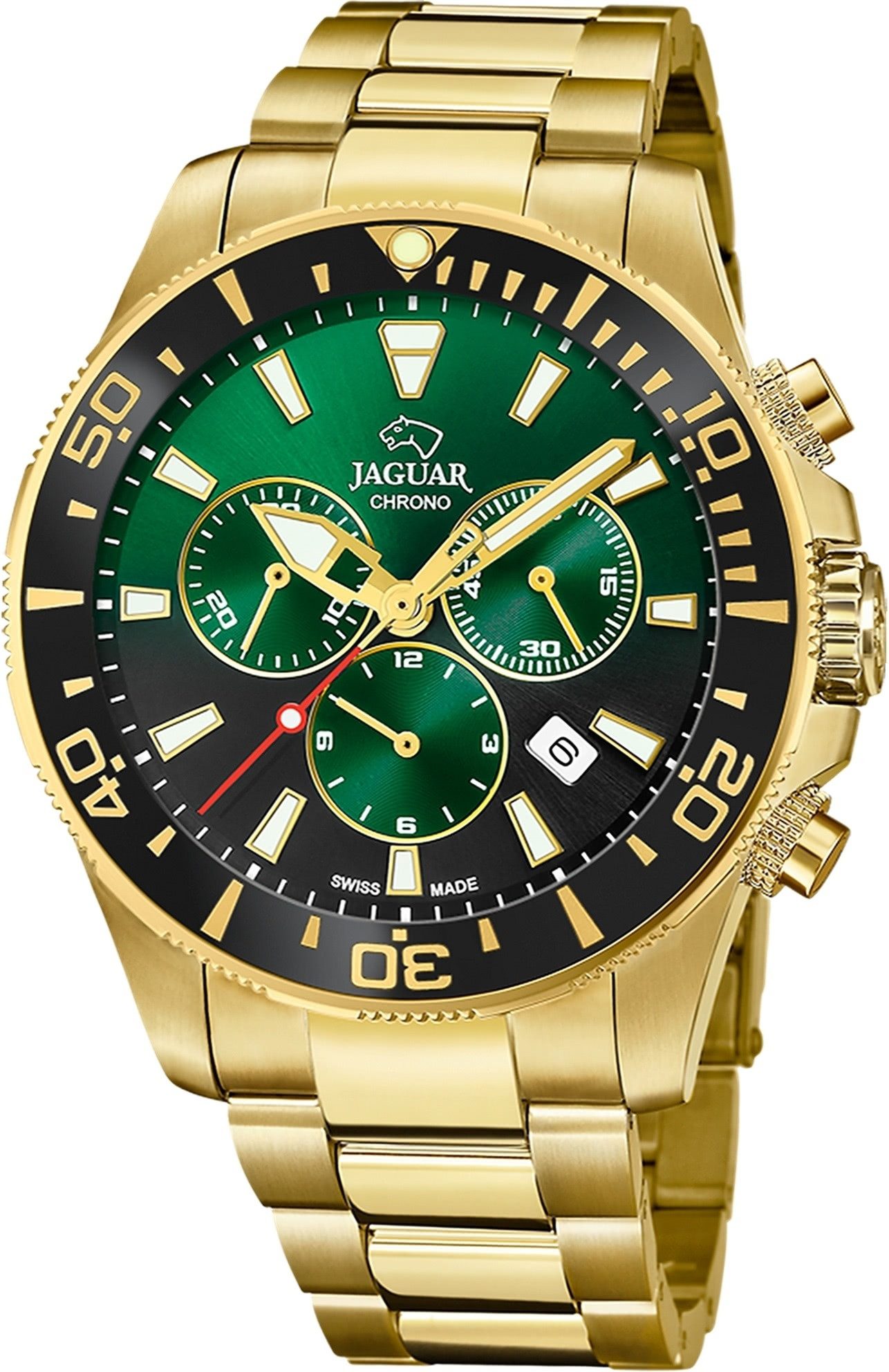 goldfarben-grün, schwarz