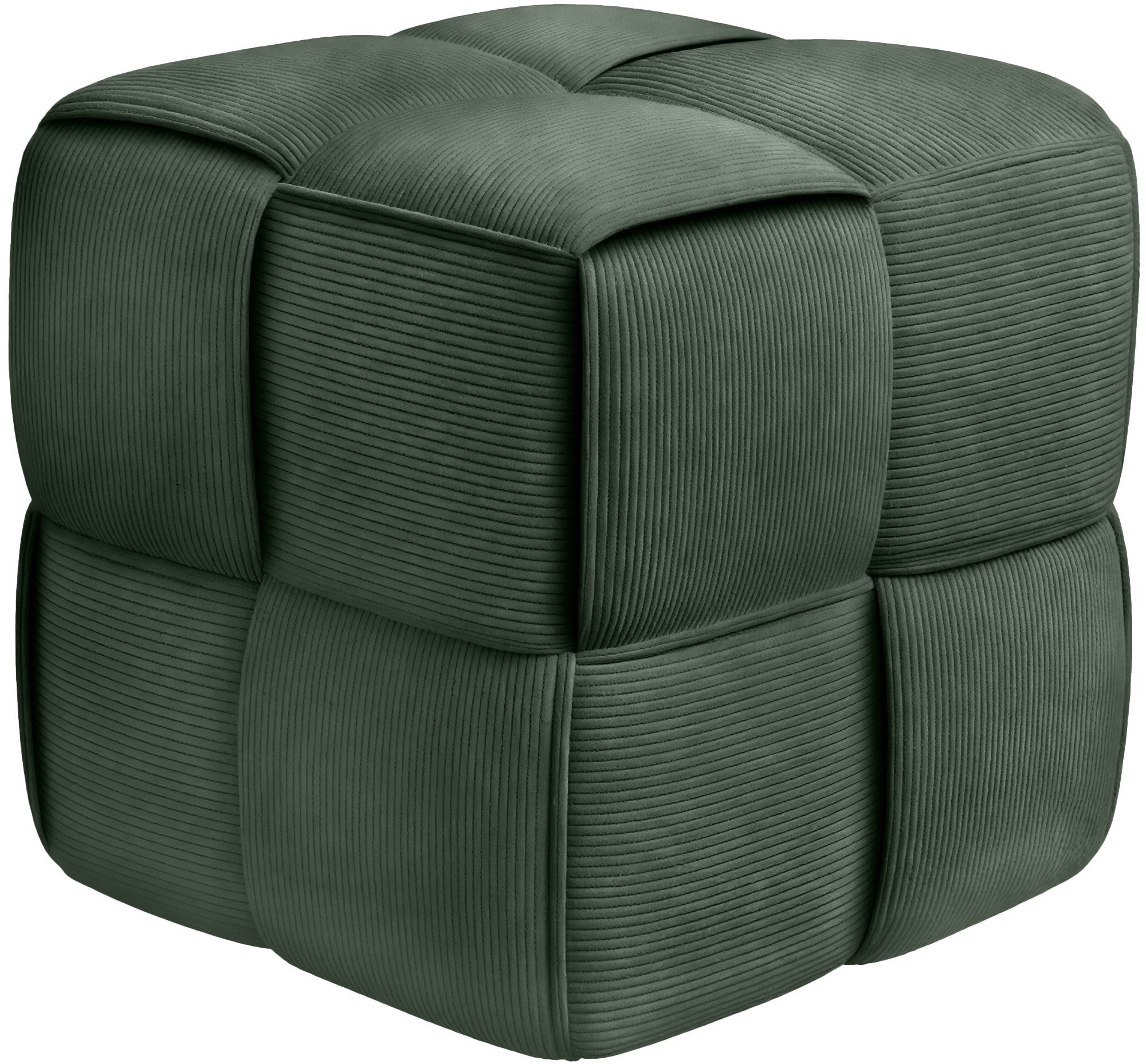 CLP Sitzhocker Sitzhocker Cordstoff Forinta (1er, 1 St., 1er), quadratisch günstig online kaufen