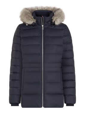 Tommy Hilfiger Daunenjacke TYRA DOWN JACKET WITH FUR mit Kunstpelz-Besatz an Kapuze