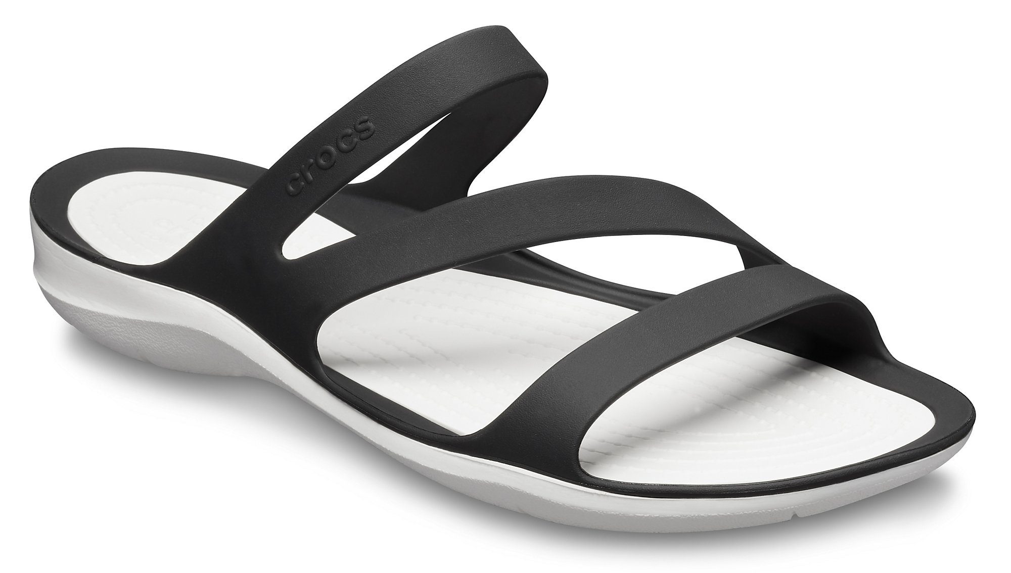 Crocs Swiftwater Sandal Badepantolette, Sommerschuh, Badeschuh, Poolslides, genoppte Innensohle