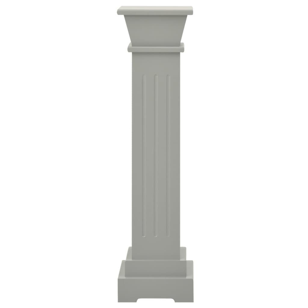 vidaXL Blumenständer Klassischer Säulen-Pflanzenständer Grau 17x17x66 günstig online kaufen