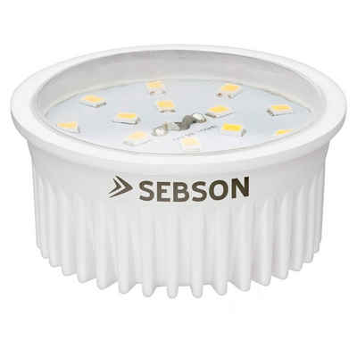 SEBSON LED-Leuchtmittel LED Modul 5W ultra flach ø50x26mm Einbaustrahler warmweiß 3000K 230V