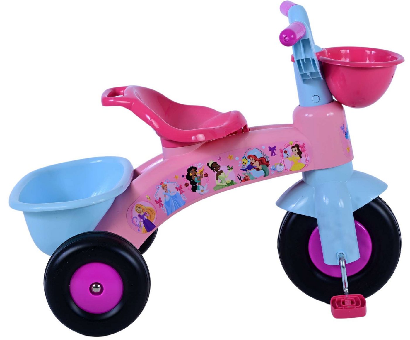 Thumbnail - Volare Kinderfahrrad Dreirad Disney Princess für Mädchen Kinderrad in Rosa
