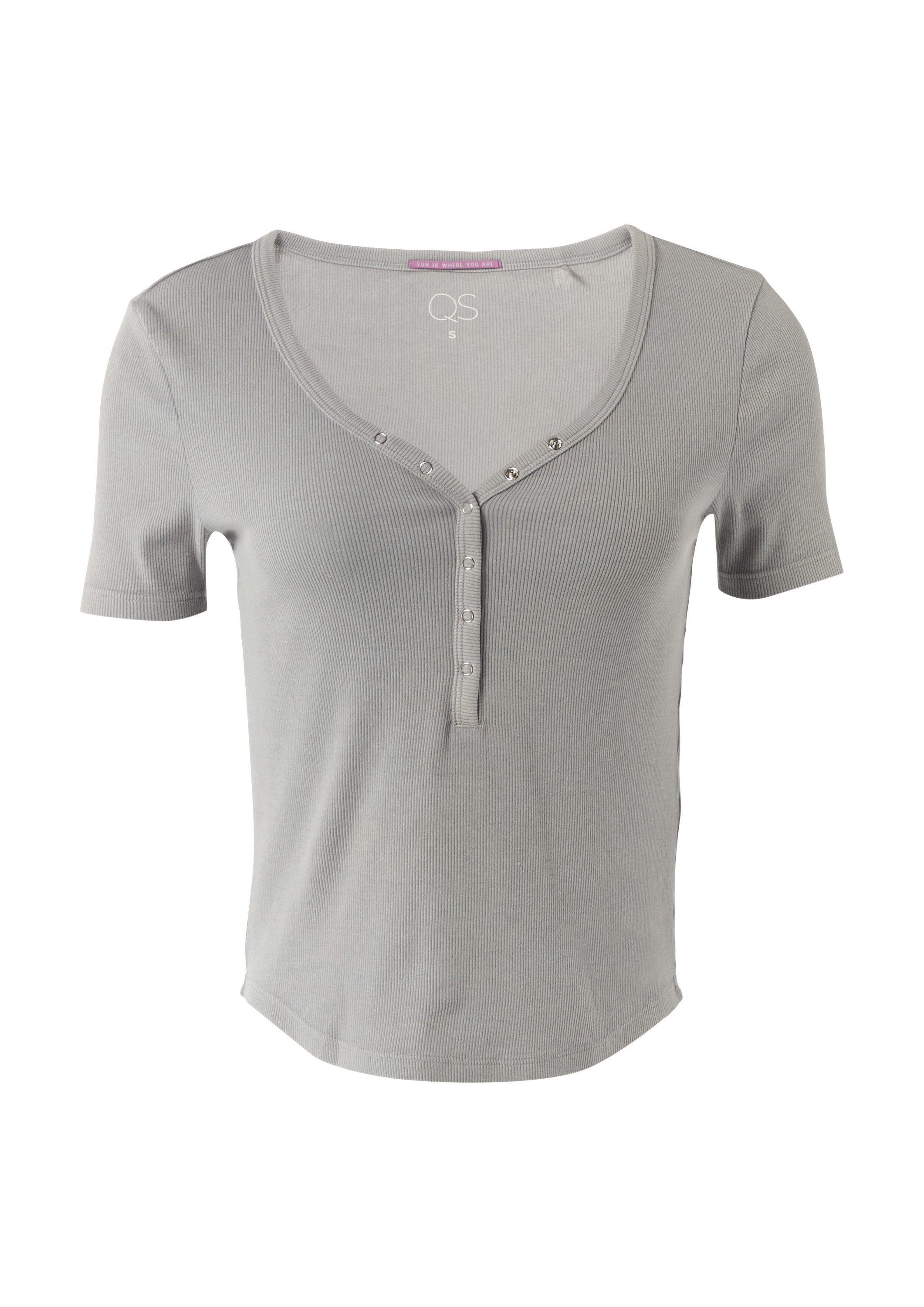 QS Kurzarmshirt T-Shirt (1-tlg) günstig online kaufen
