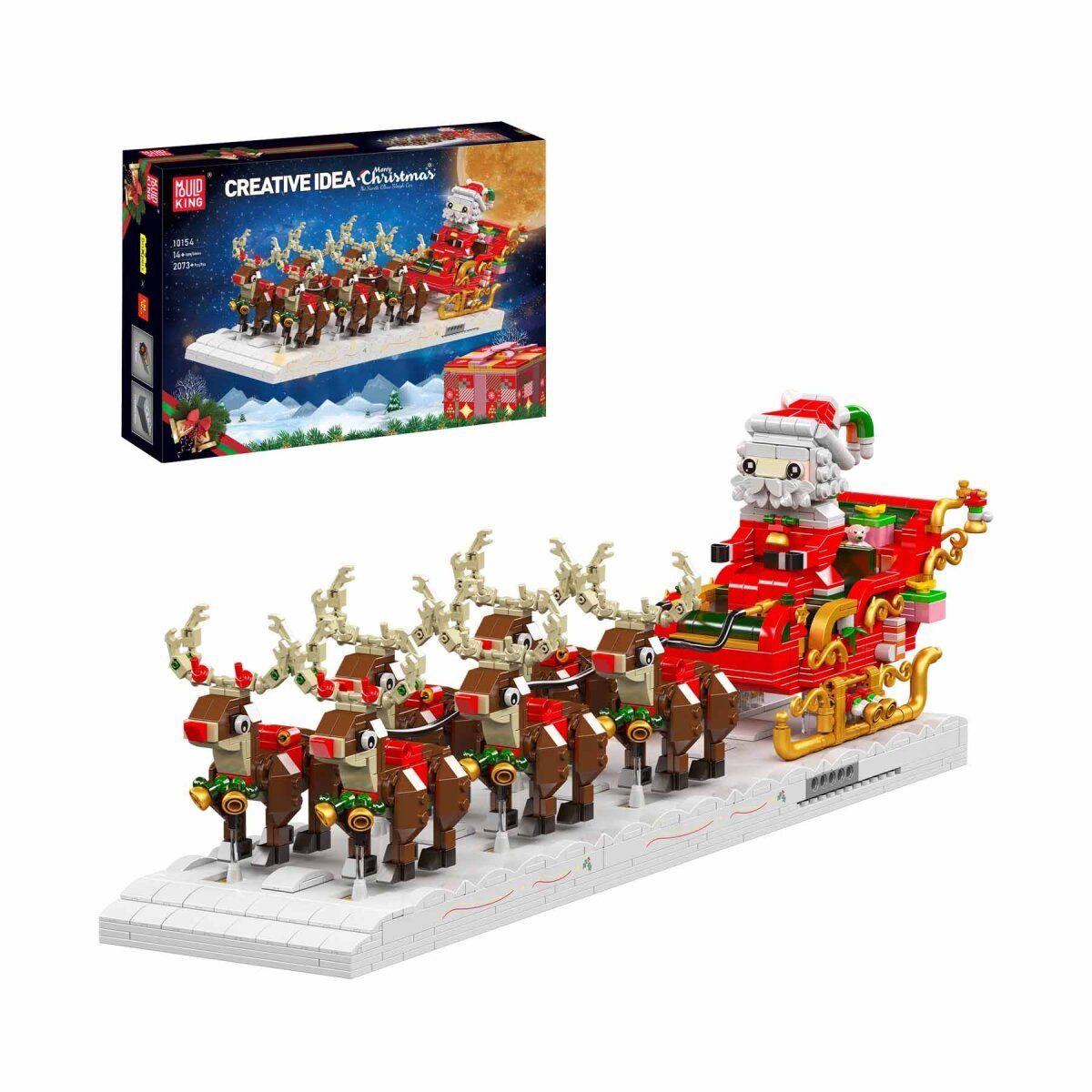 Mould King Mould King 10154 Santa Claus Sleigh Spielbausteine