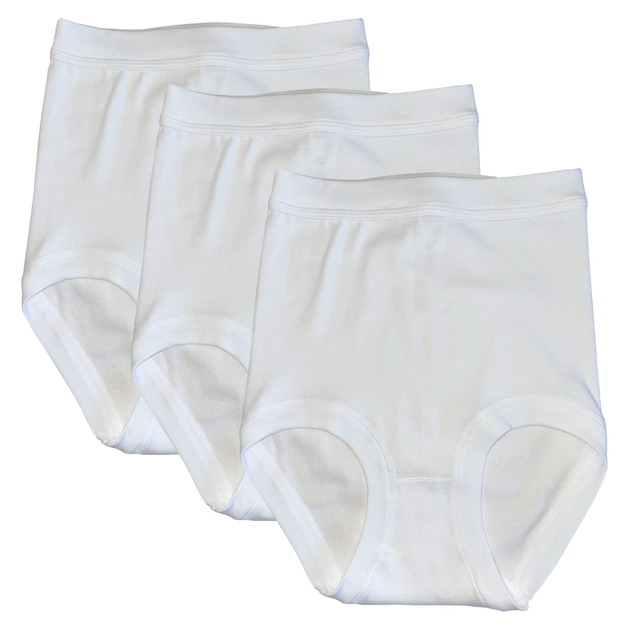 HERMKO Taillenslip 114537103 (Pack, 3er) 100 % Bio-Baumwolle Unterhose mit Weichbund extra hoch