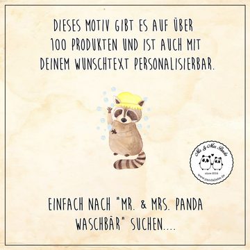 Sonnenschutz Waschbär - Gelb Pastell - Geschenk, Gute Laune, lustige Sprüche, Tier, Mr. & Mrs. Panda, Seidenmatt, Einzigartige Motive