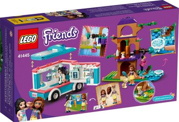 LEGO® Konstruktionsspielsteine LEGO® Friends - Tierrettungswagen, (Set, 304 St)