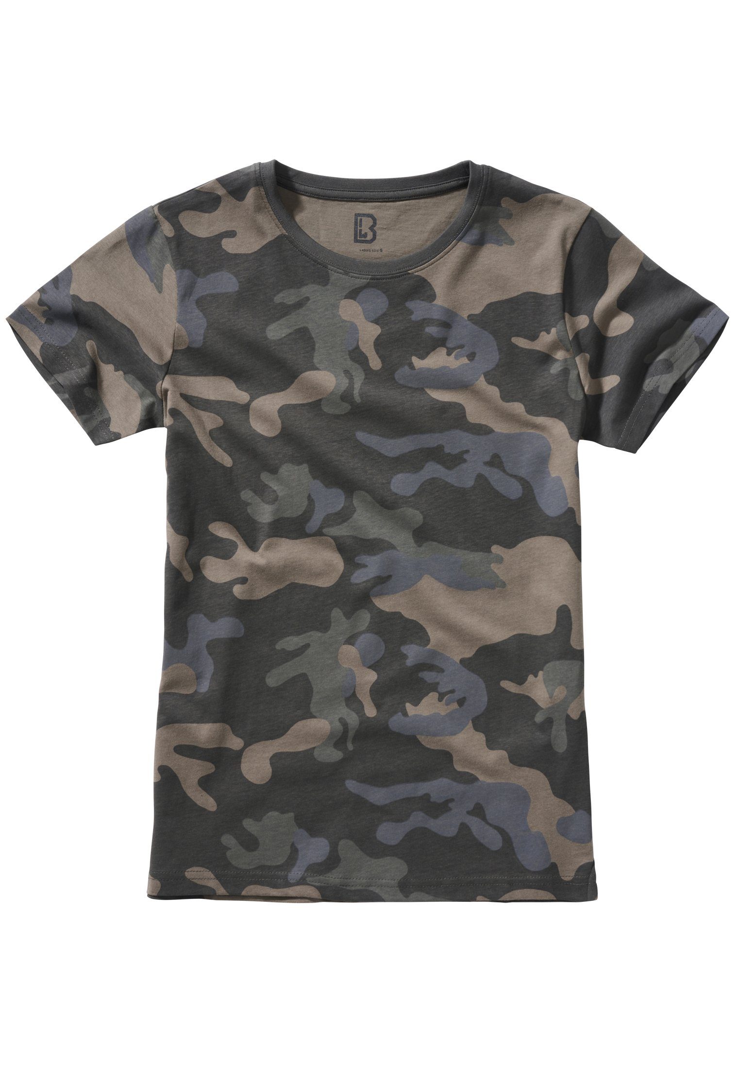 (1-tlg) Kurzarmshirt darkcamouflage Brandit Damen T-Shirt Ladies