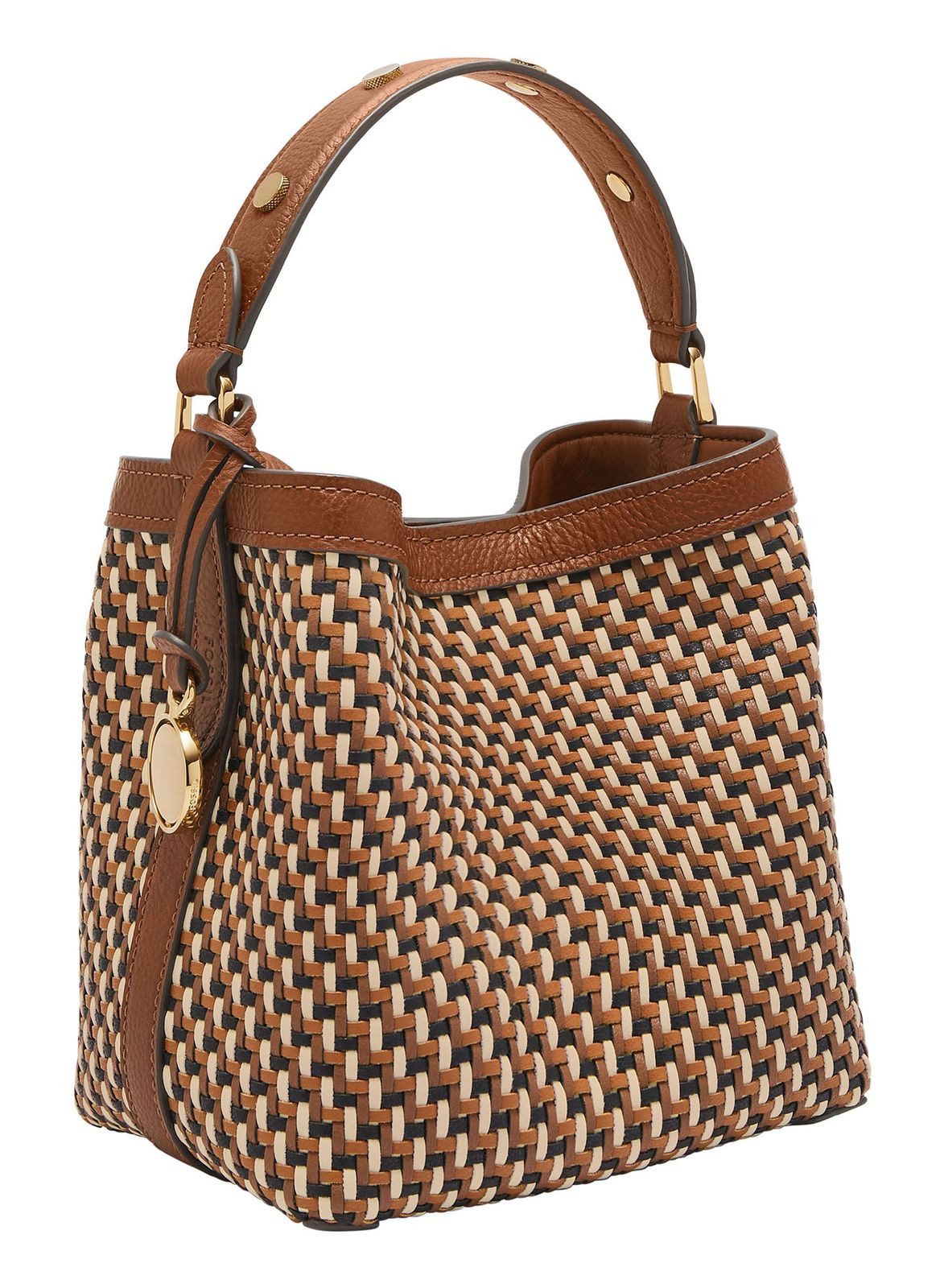 Fossil Umhängetasche Bucket Crossbody Bag, aus echtem Leder