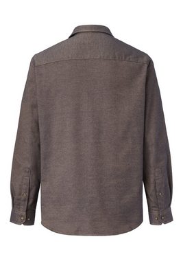 Paddock's Langarmhemd Long sleeve Langarmhemd aus reiner Baumwolle