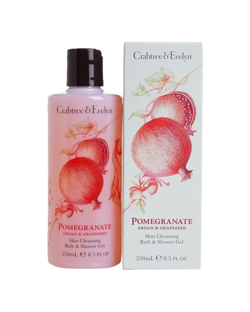 Crabtree & Evelyn Duschgel Granatapfel Argan & Traubenkern Reinigungsduschgel