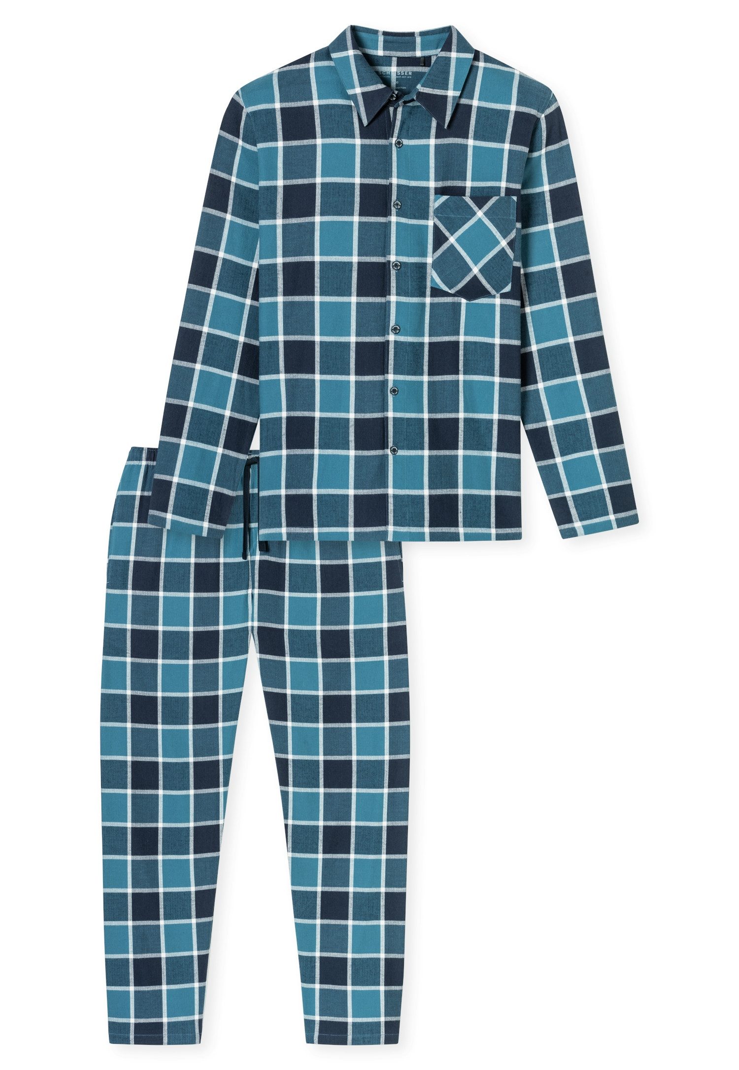 Schiesser Schlafanzug Selected Premium Warming (2 günstig online kaufen