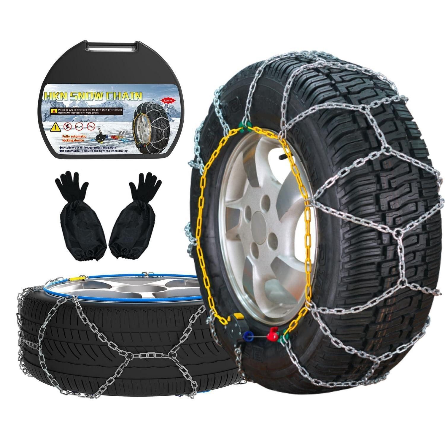 LuxusKollektion Schneeketten Schneeketten automatische 2er 12mm 1min Pkw SUV Notfall HKN 150