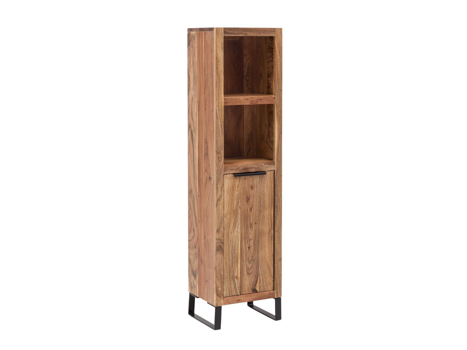 massivum Hochschrank Sydney Akazienholz Badschrank Badregal Massivholz günstig online kaufen