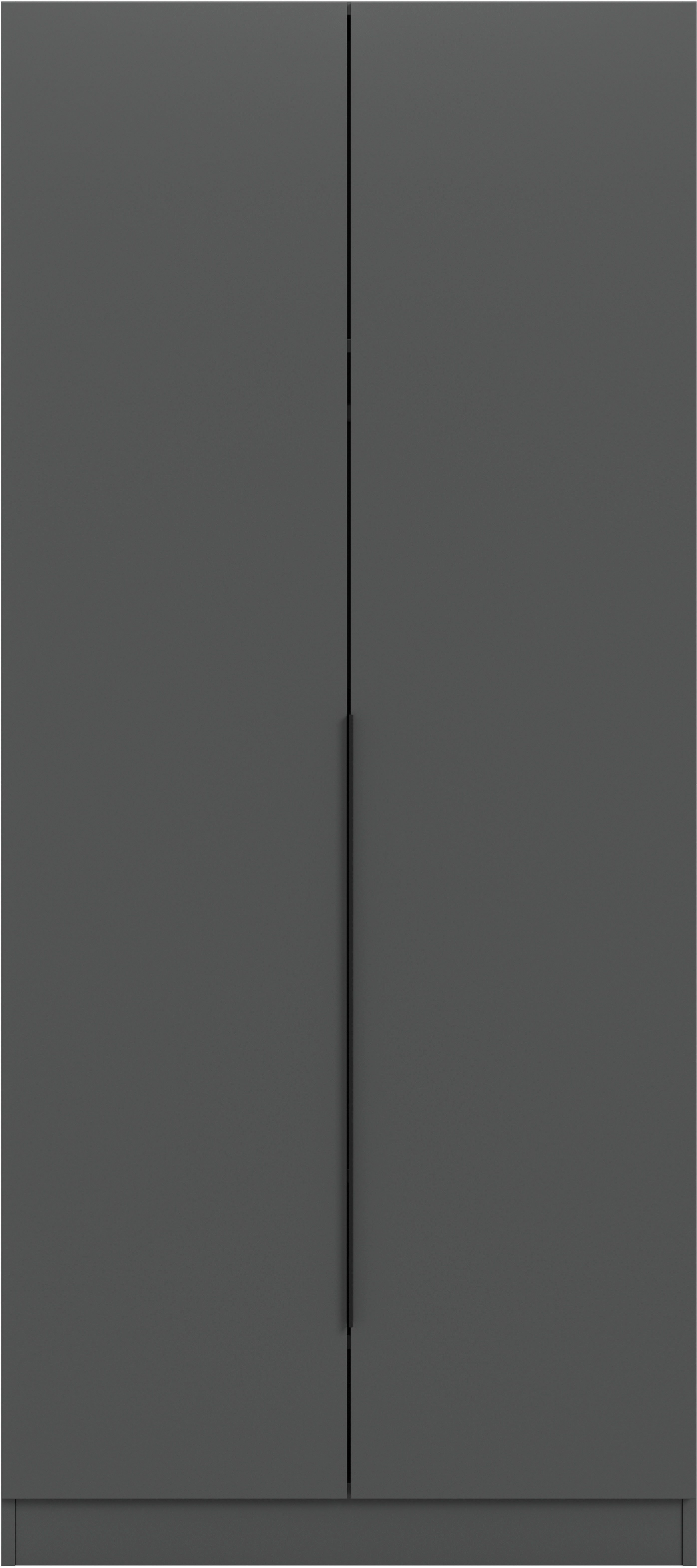 Home affaire Kleiderschrank Skarde Schlafzimmerschrank, Garderobe, Schrank (Otto Bestseller Garderobe Schlafzimmerschrank) Breite: 80 cm, anthrazit, Kleiderstange