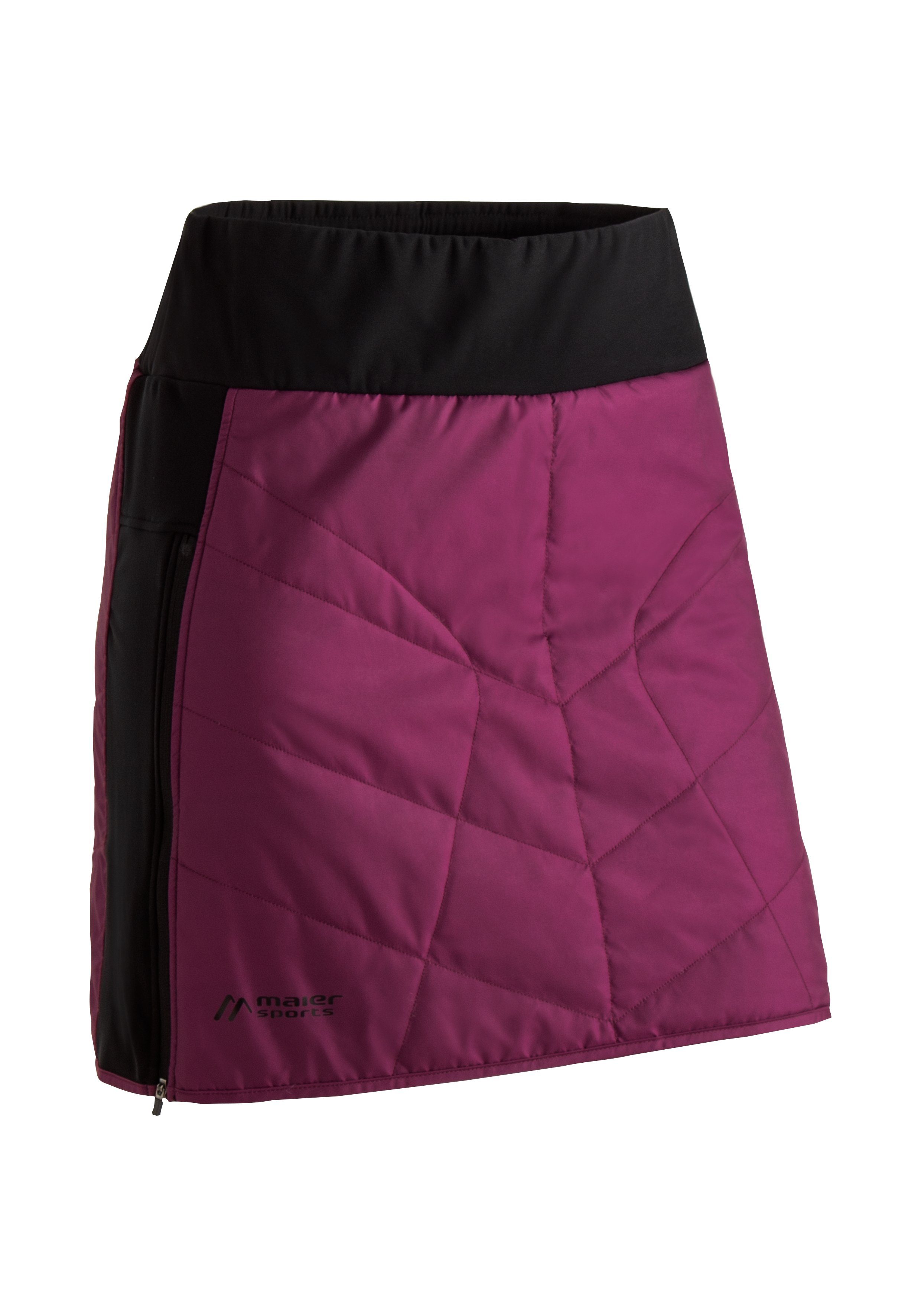 atmungsaktiv und Damen Skjoma Bund magenta Sports Skirt Sweatrock Maier Überrock, elastischer windabweisend, W