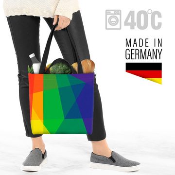 VOID Henkeltasche (1-tlg), Regenbogenfarben Muster Grafik Design Farben Gay pride flag parade cl