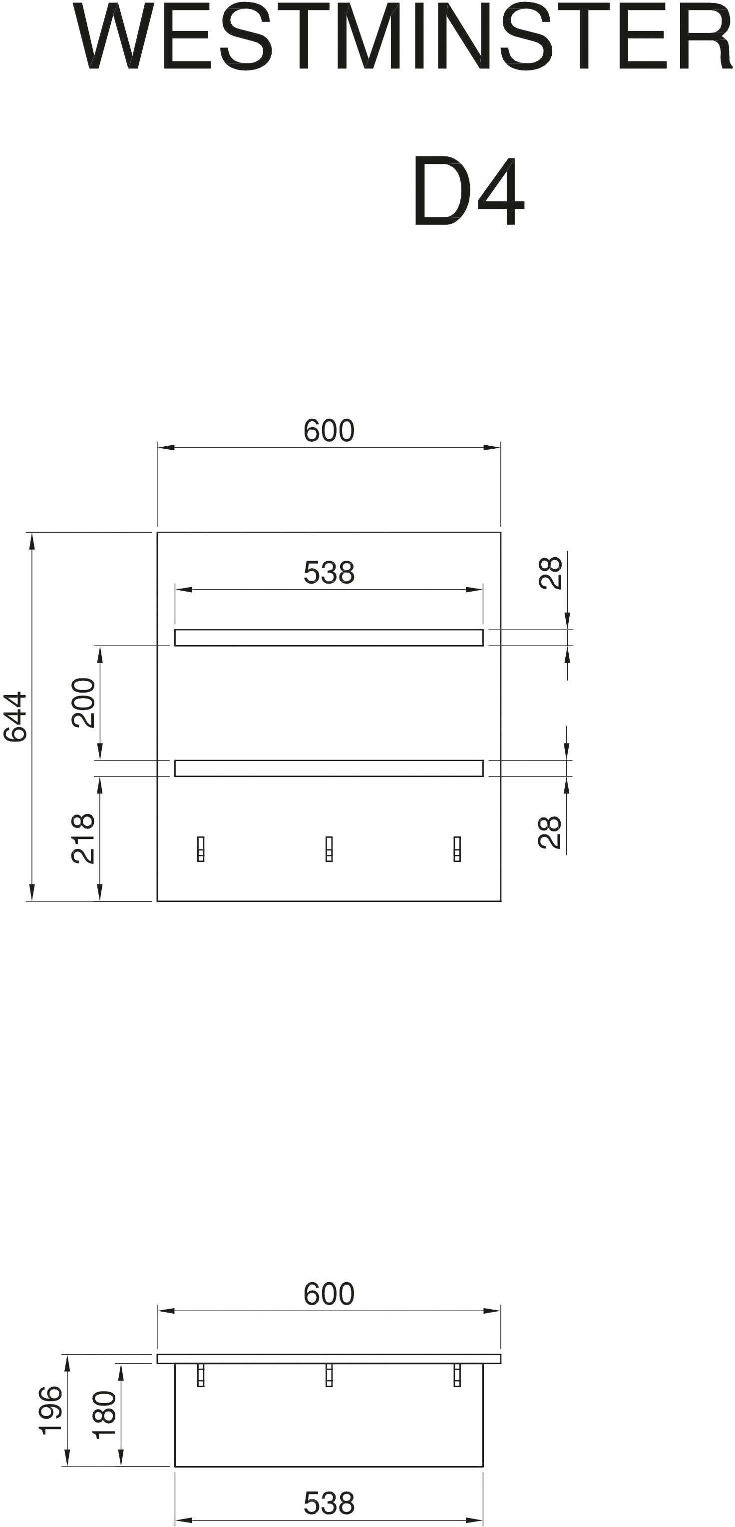 Cuisine OTTO Home Pantry KS-Westminster, largeur 130 cm, sans électroménager