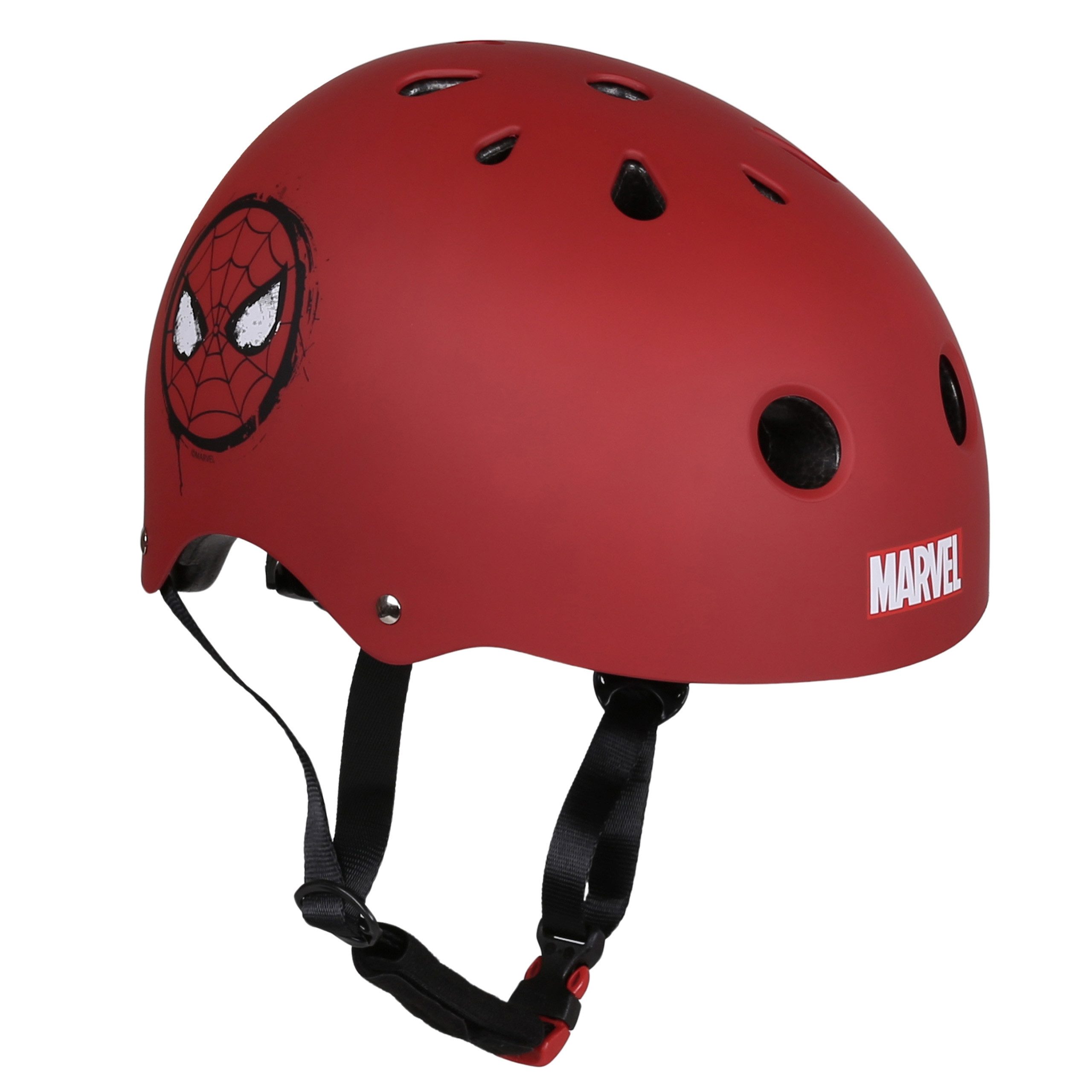 MARVEL Kinderfahrradhelm MARVEL Spider-Man roter Kinderfahrradhelm leicht, VERSTELLBAR 52-56 cm