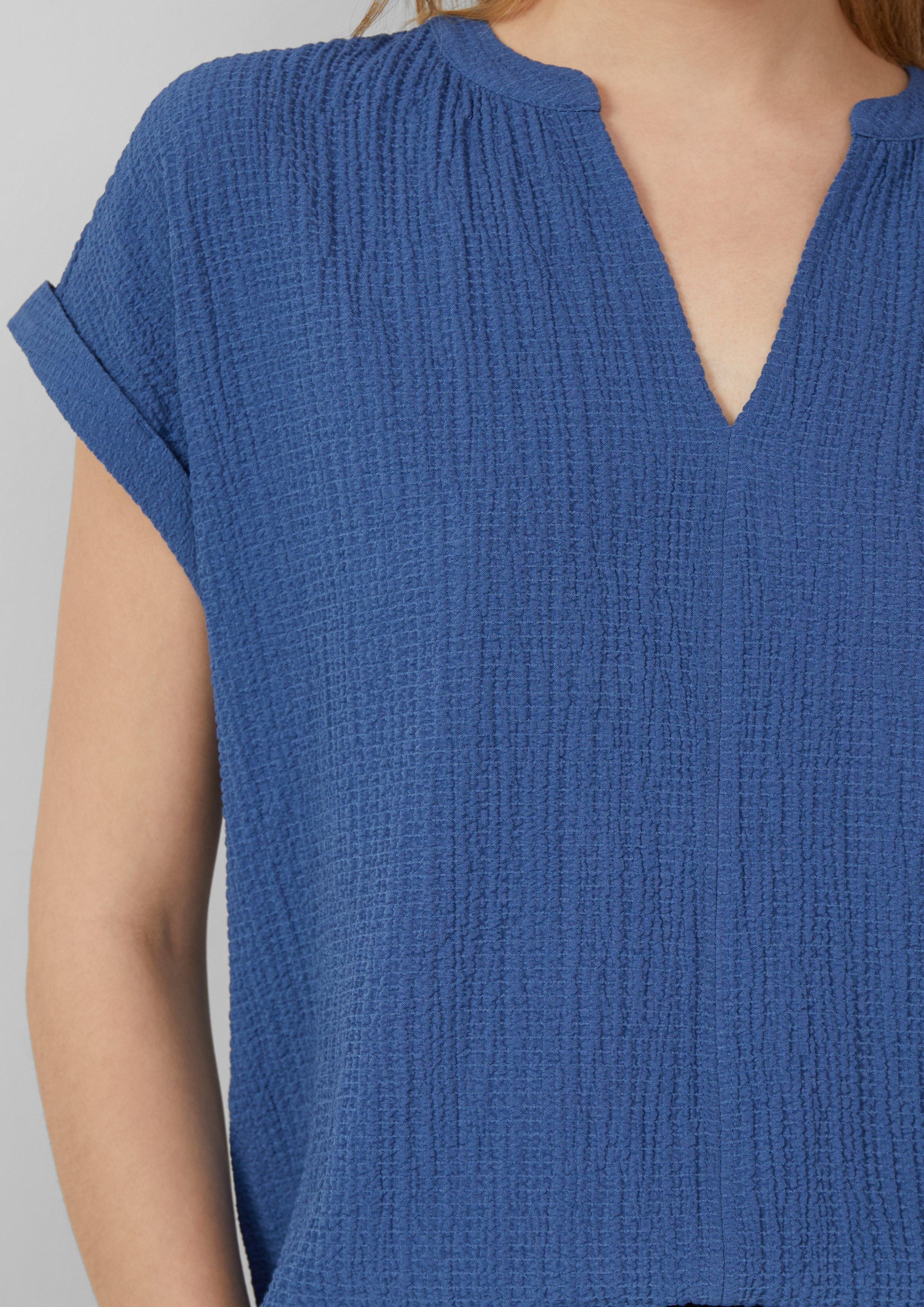 s.Oliver Blusentop Strukturierte Bluse aus Viskosemix günstig online kaufen