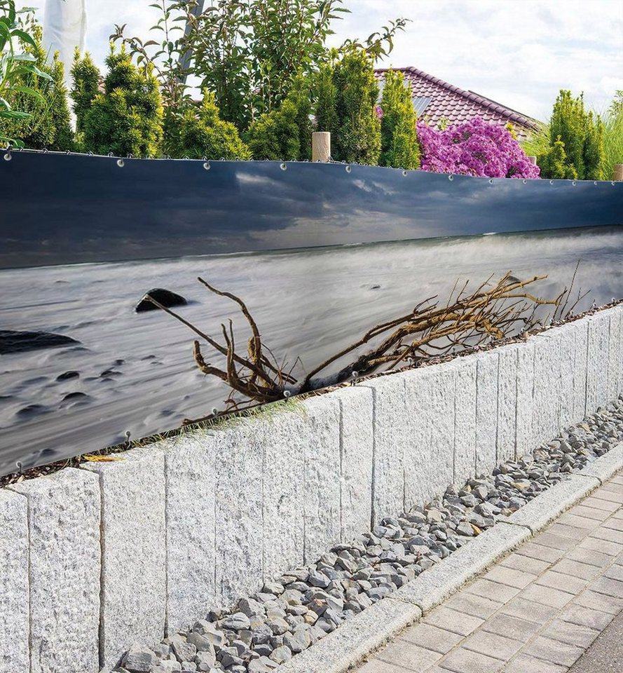 Thumbnail - MyMaxxi Sichtschutzzaunmatten Zaunbanner Meeresrauschen Sichtschutz Garten Zaun